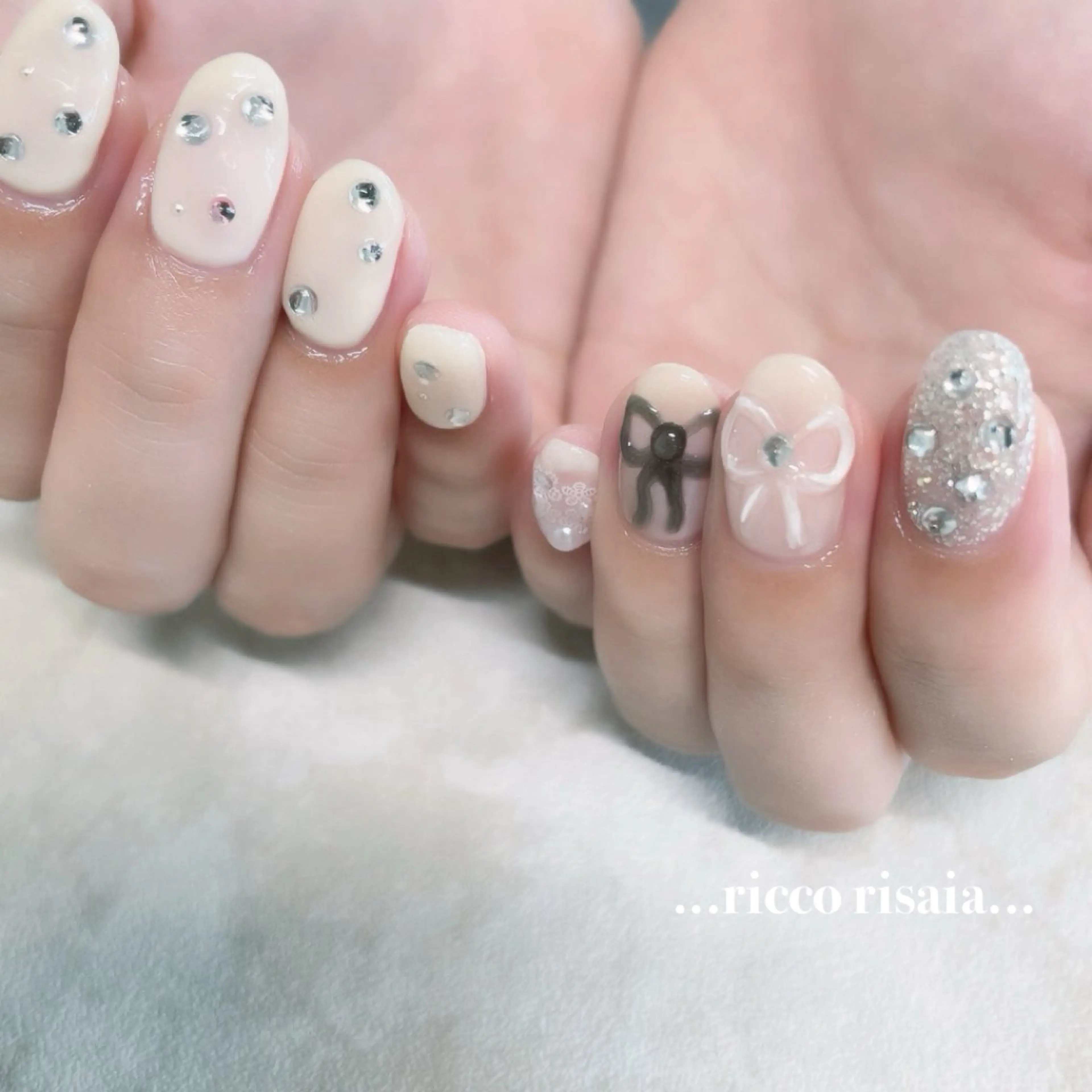 ネイル 持ち込み ricco risaiaのネイルデザイン