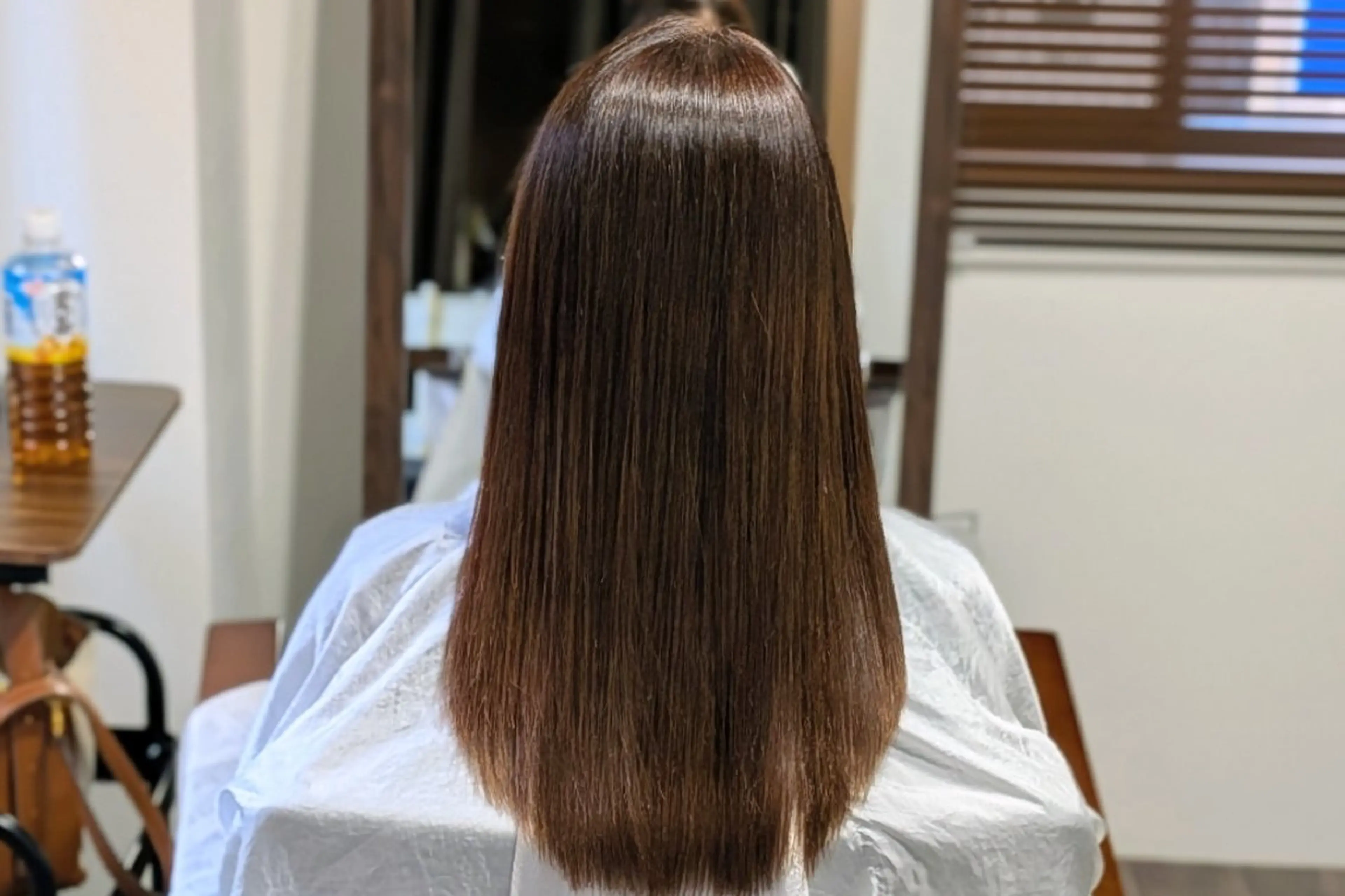 ロング 髪質改善 佐々木あきこ 髪質改善ストレートのヘアスタイル