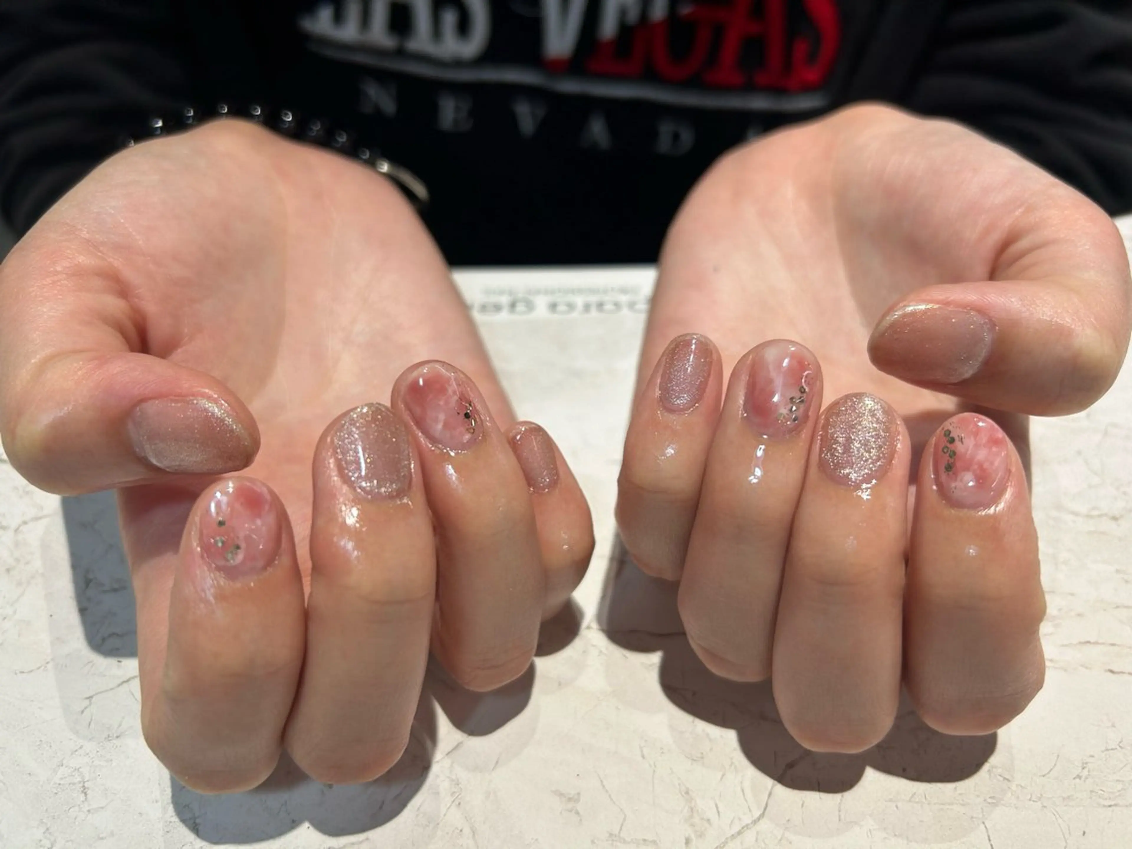 ネイル ピンク ハンドネイル ROCCO nailのネイルデザイン