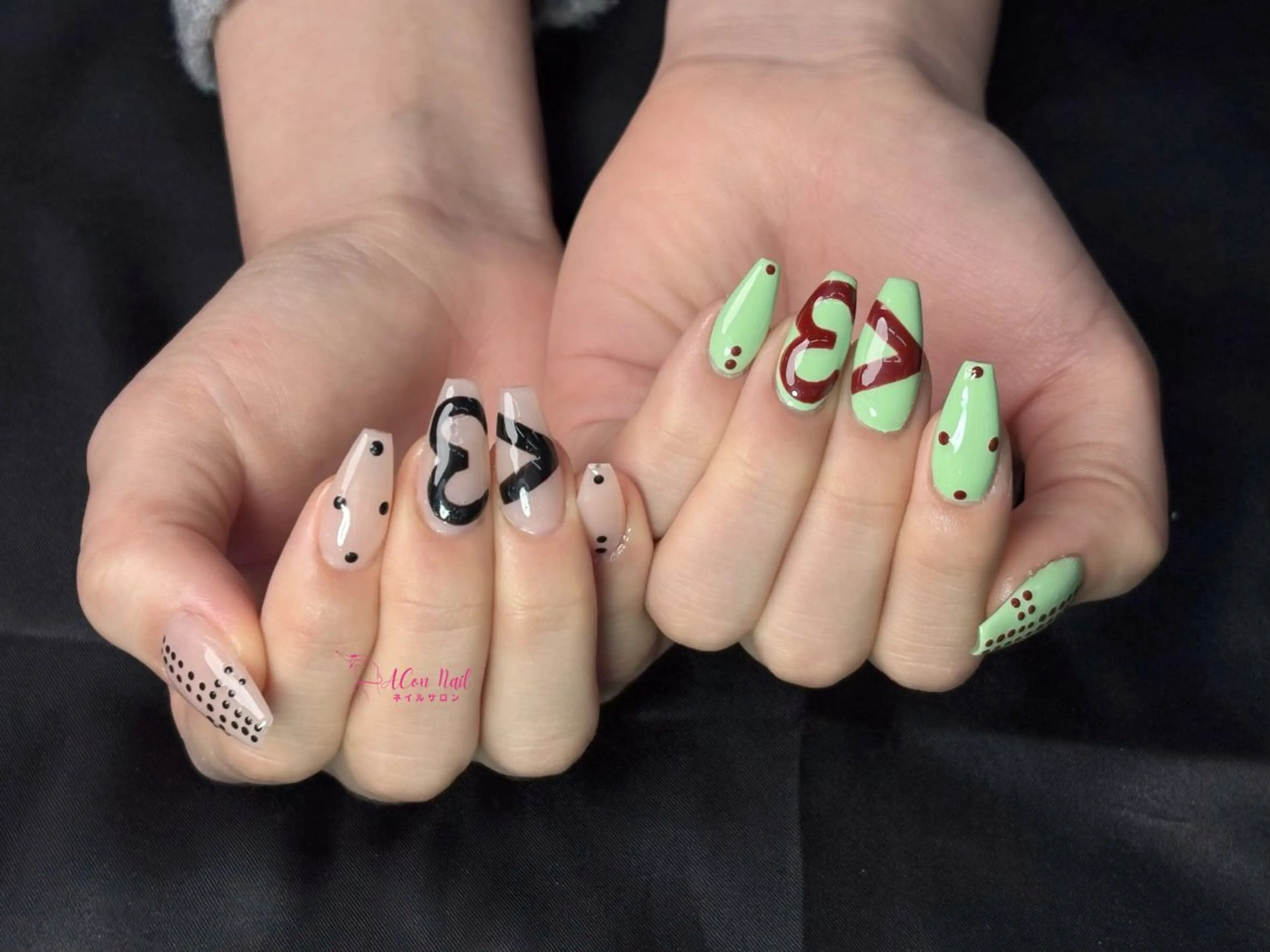 ネイル 桜ネイル 長さ出し フラワーネイル フレンチネイル ジェルネイル ハンドネイル AConNailSalon所属・ACon NailSalonのネイルデザイン