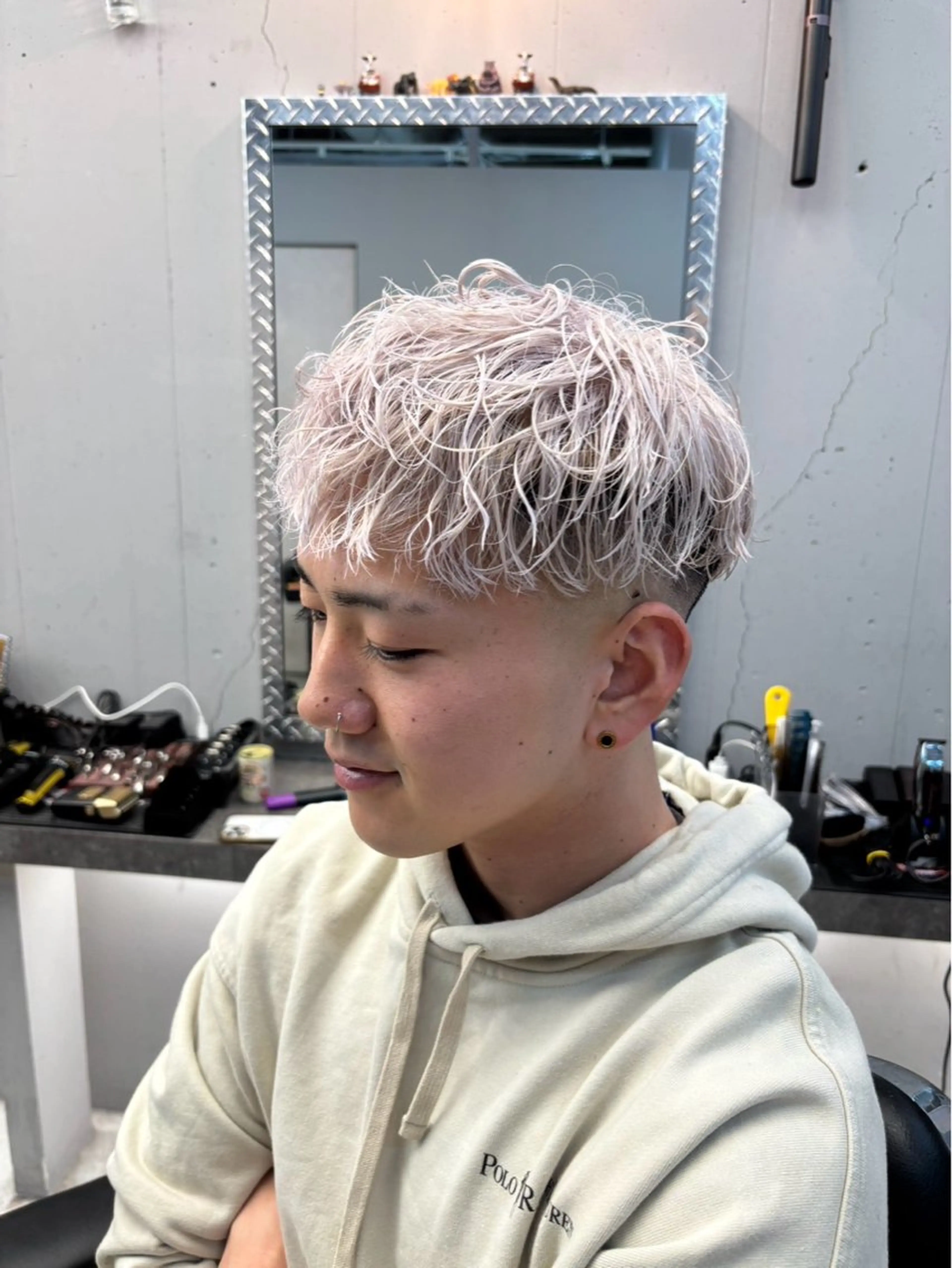 カラー メンズ 天王寺メンズパーマ /マツムラミユウのヘアスタイル