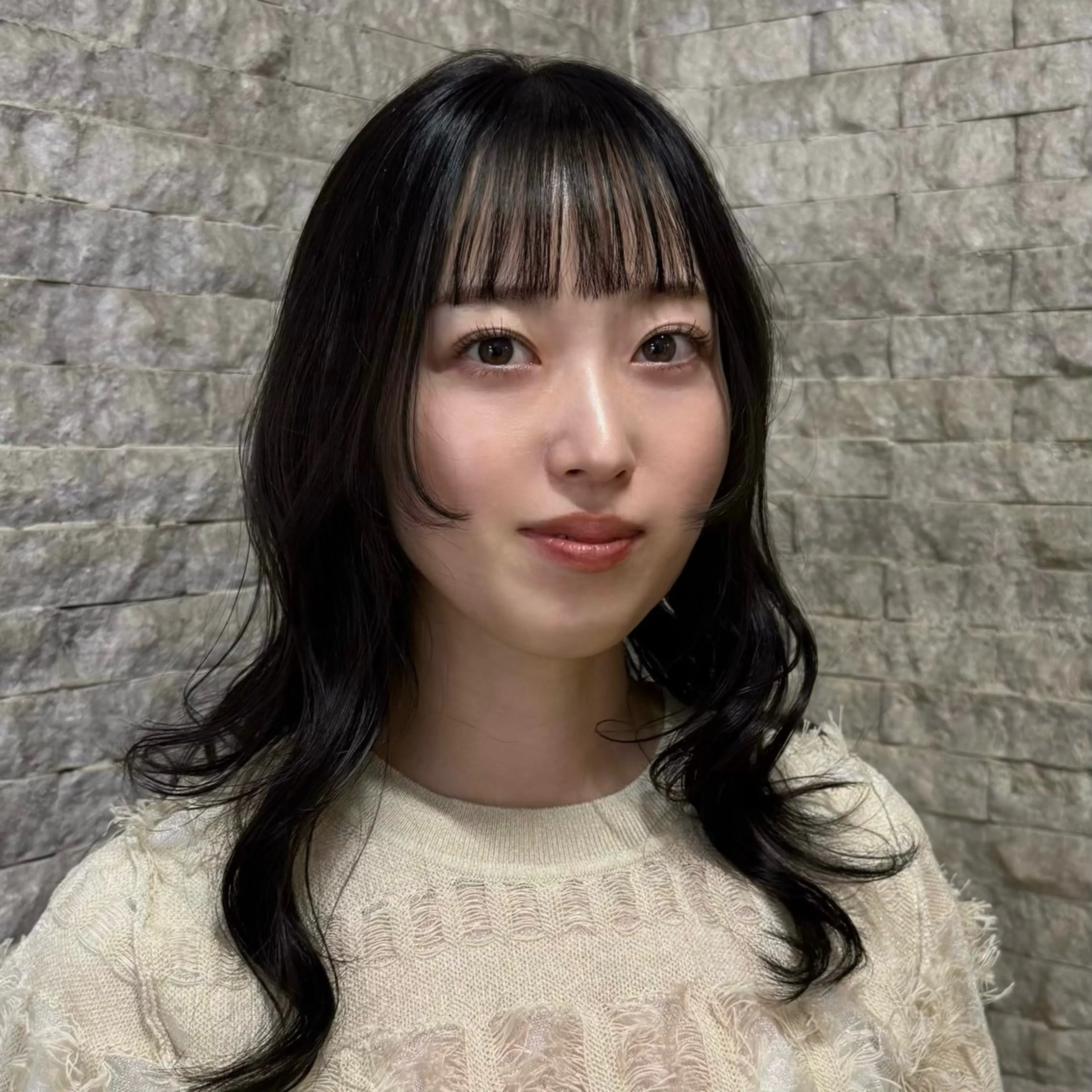 セミロング INORI @de2poのヘアスタイル