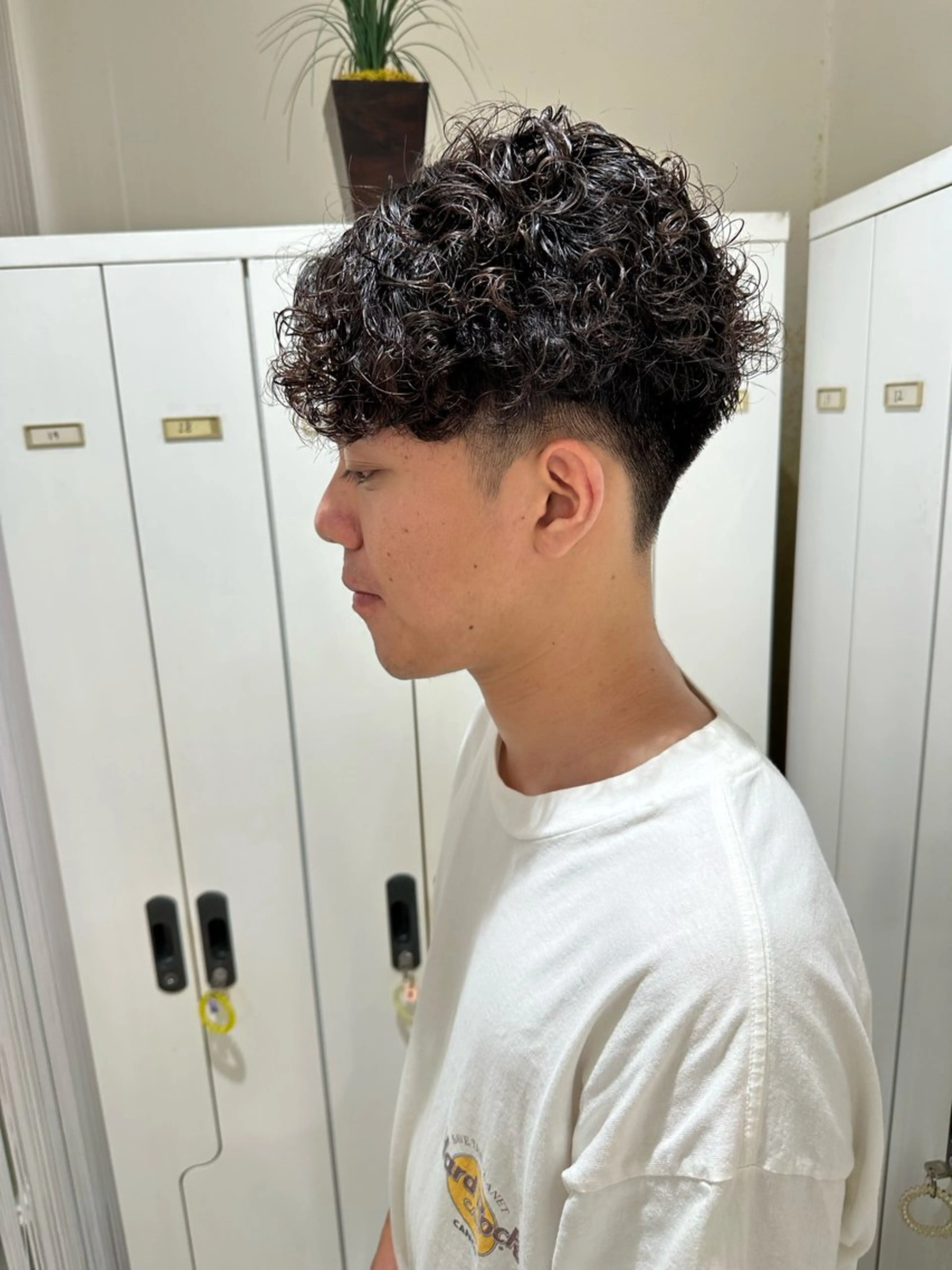 パーマ メンズ メンズパーマ KEEN.渋沢/ ブリーチ/みなのヘアスタイル