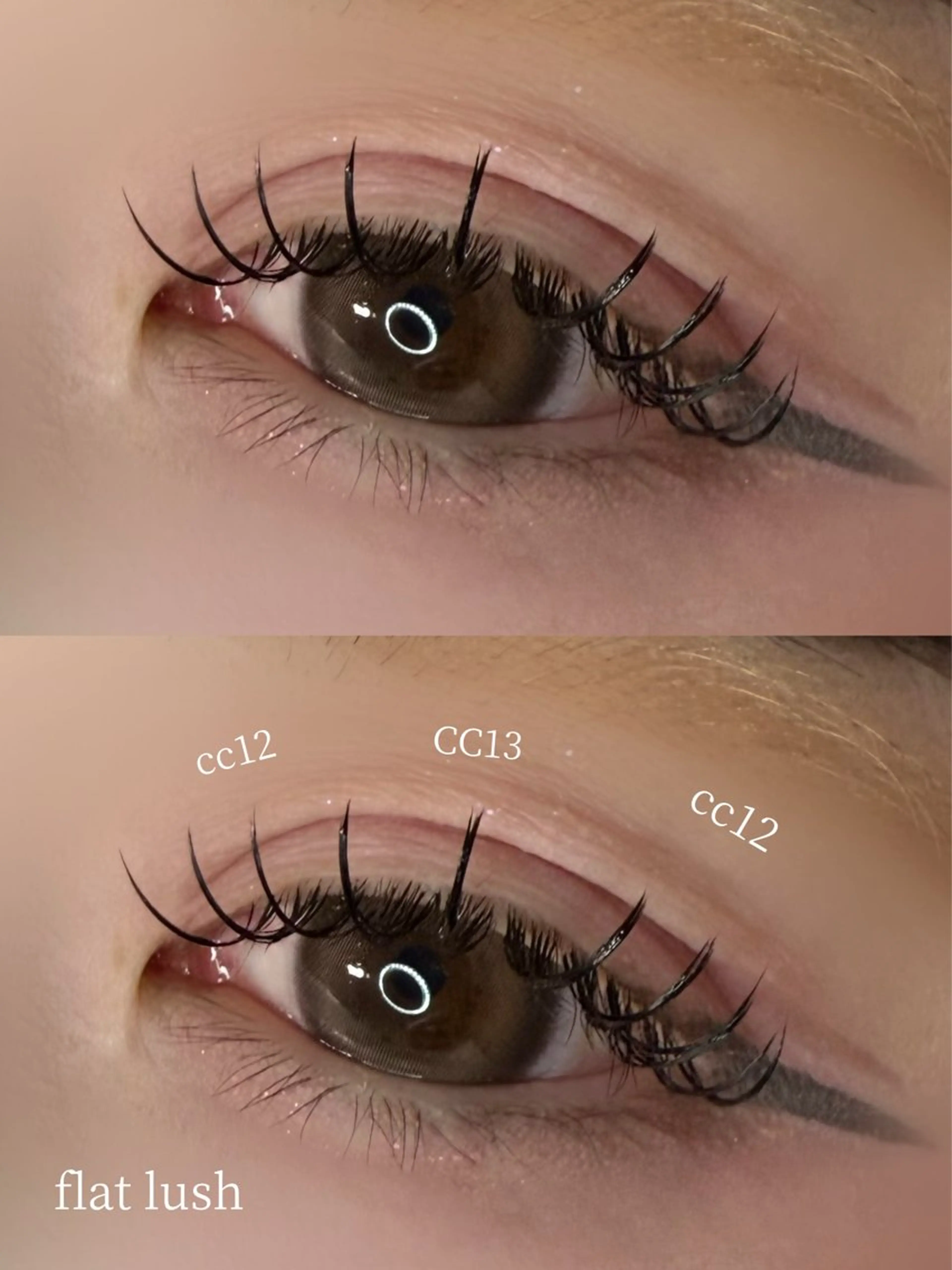 マツエク・マツパ フラットラッシュ Carna makiのマツエク・マツパデザイン