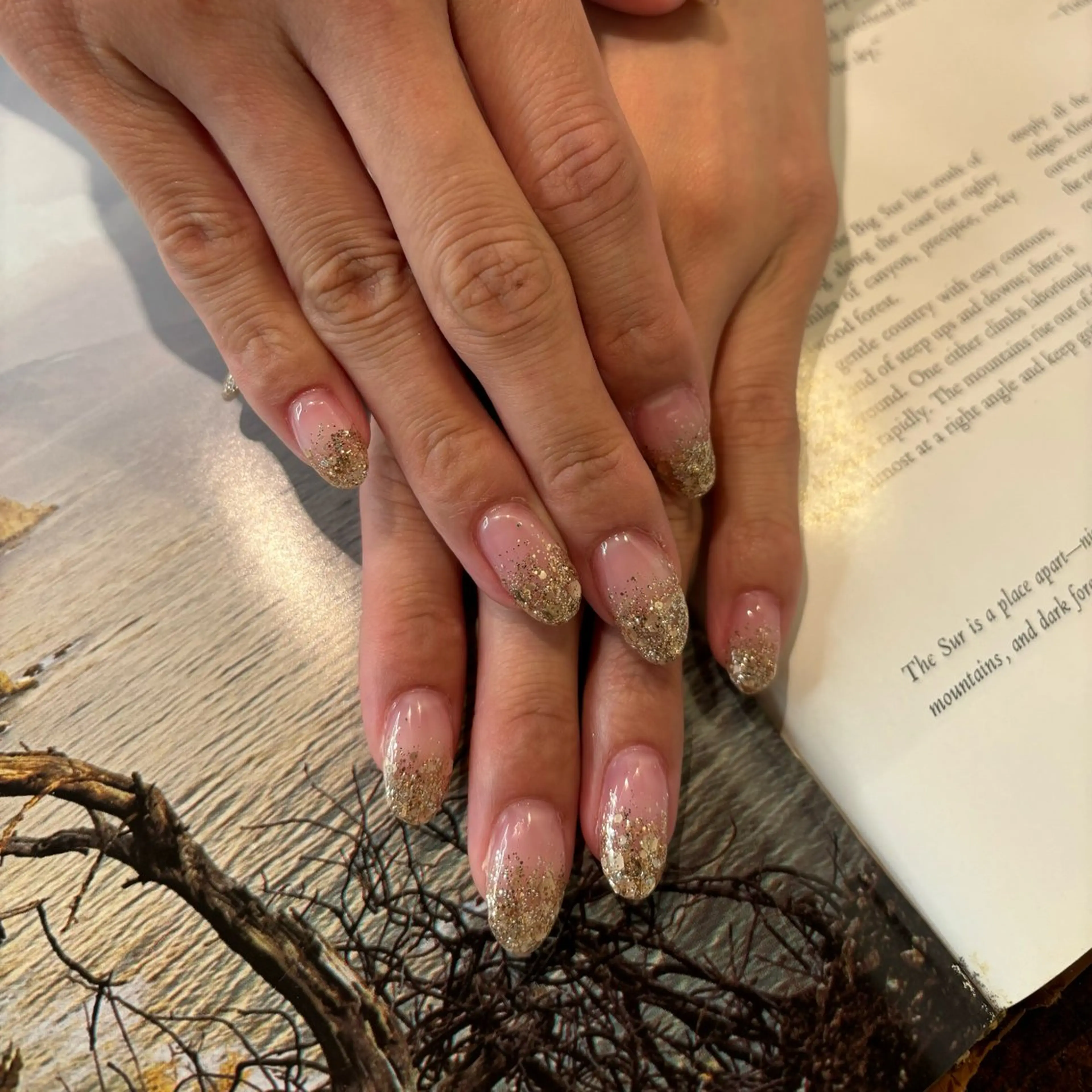 ネイル ラメ(グリッター) ラメグラデーション era Sahoのネイルデザイン