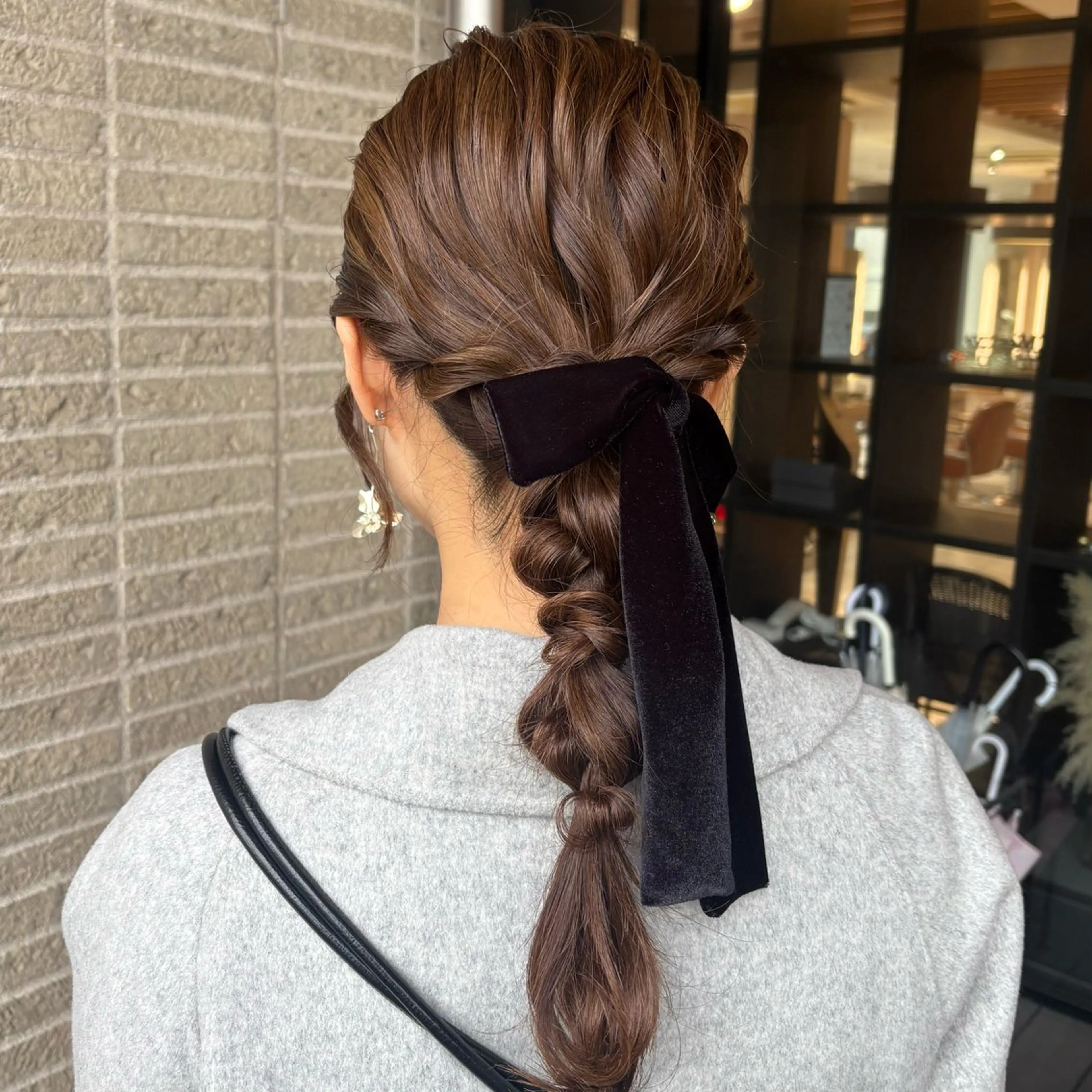 セミロング ヘアセット カットモデル/ セット/宮里心香のヘアスタイル