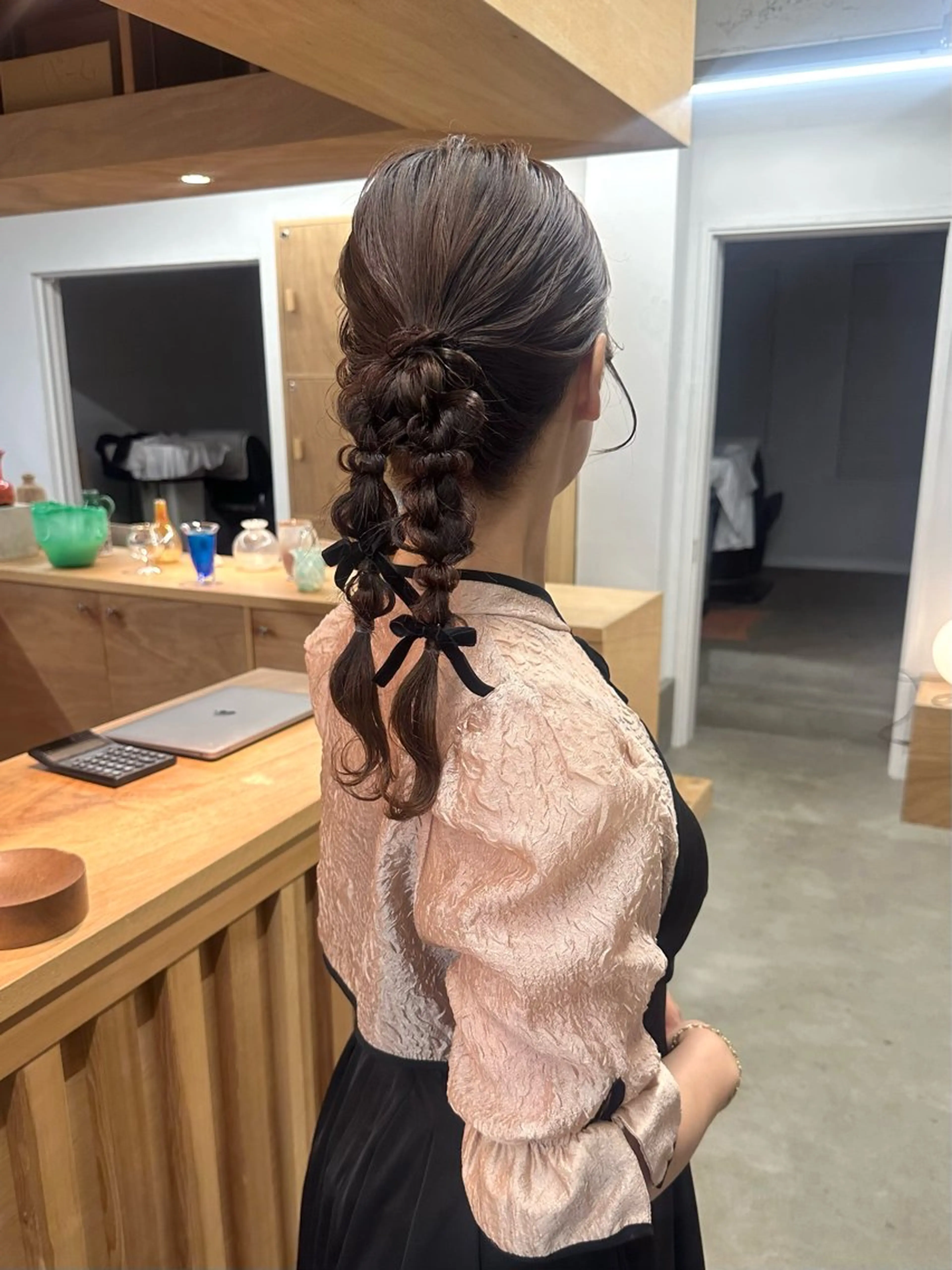 ミディアム ヘアアレンジ ヘアセット カットモデル募集中 ／HARUKA🎀のヘアスタイル