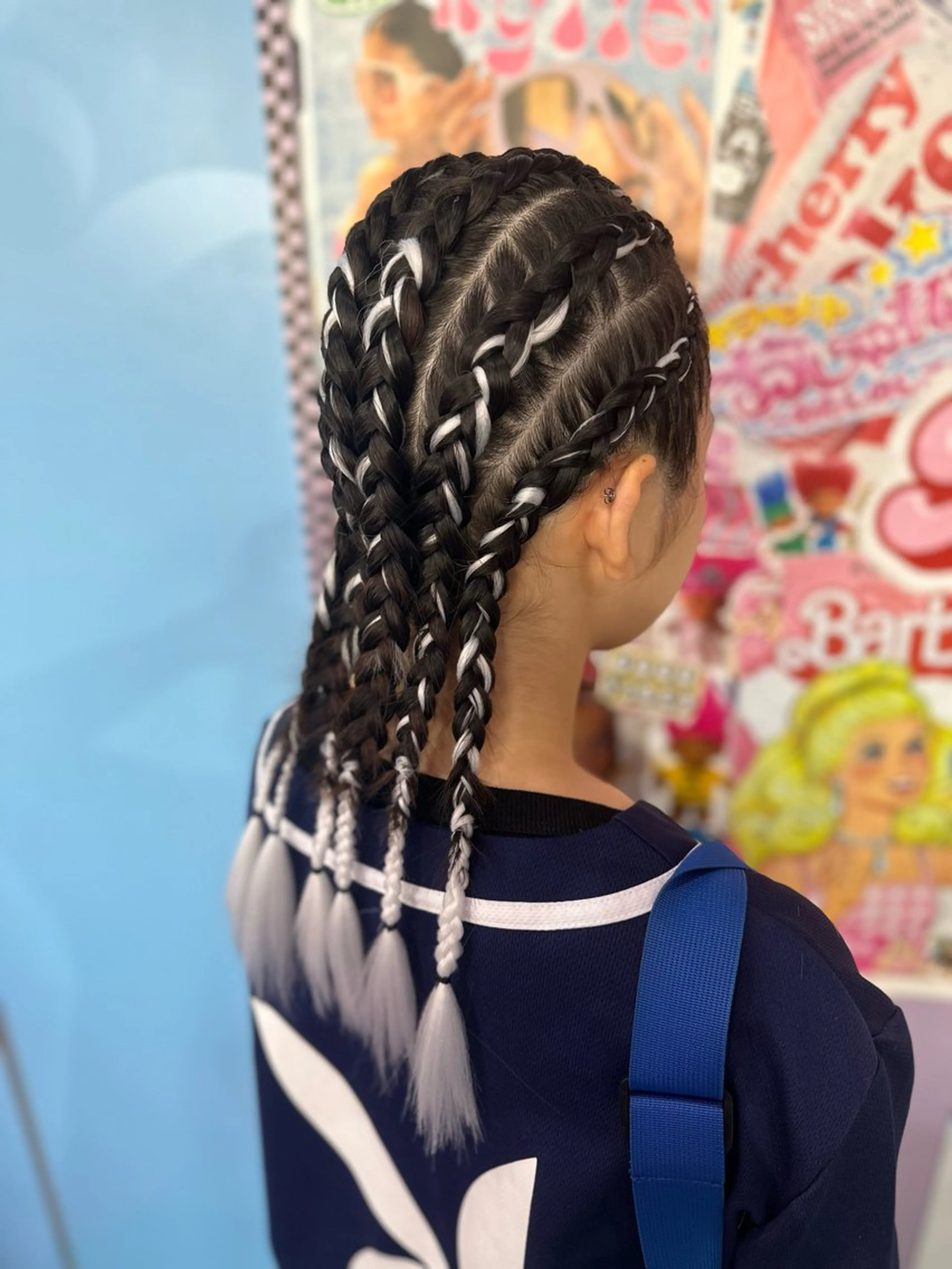 ミディアム エクステ ♮やっしー♮ 🌈派手髪🌈のヘアスタイル
