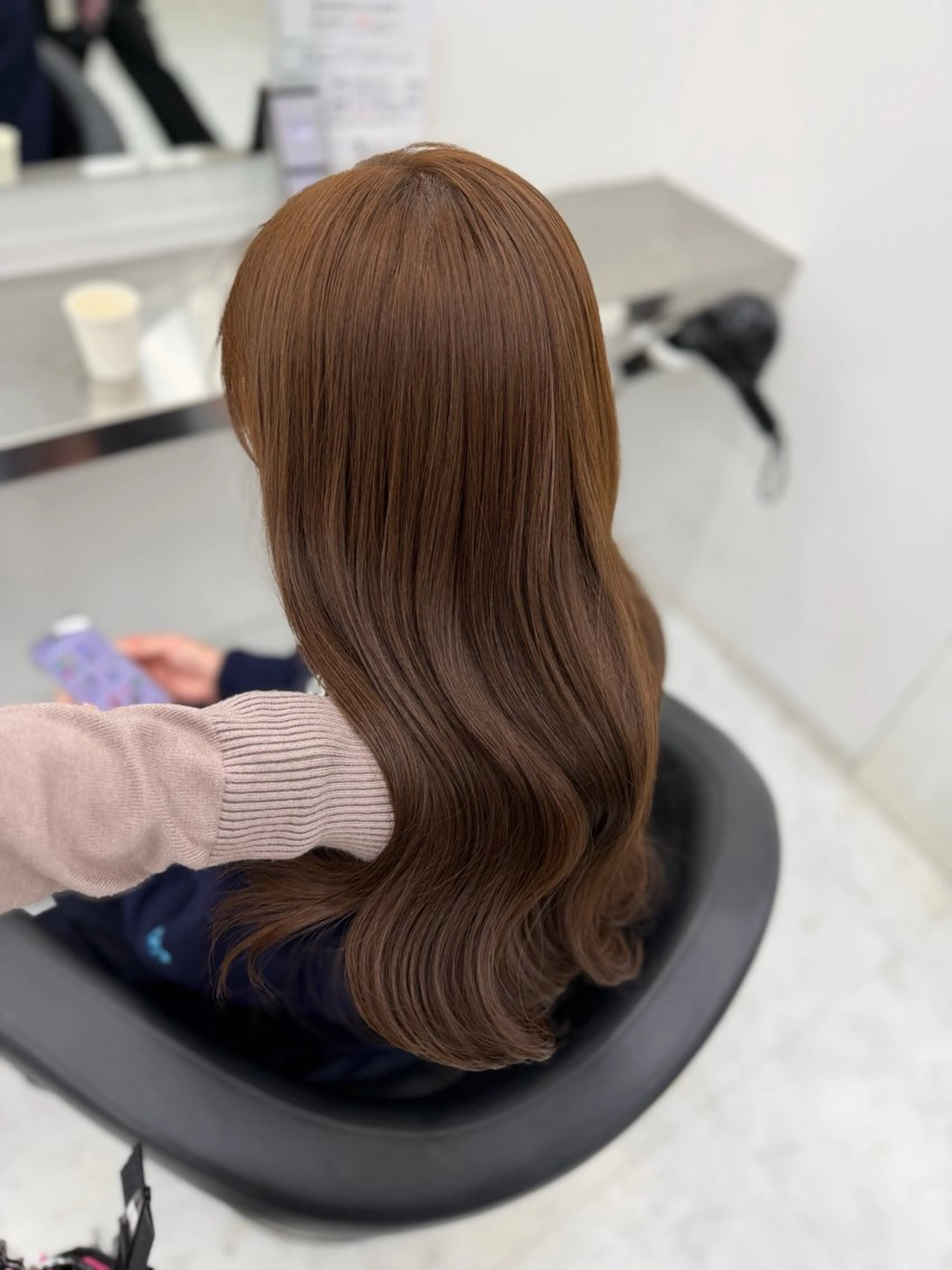 カラー カット ヘアカラー トリートメント 透明感ベージュ🎀 Anju/渋谷🎀のヘアスタイル