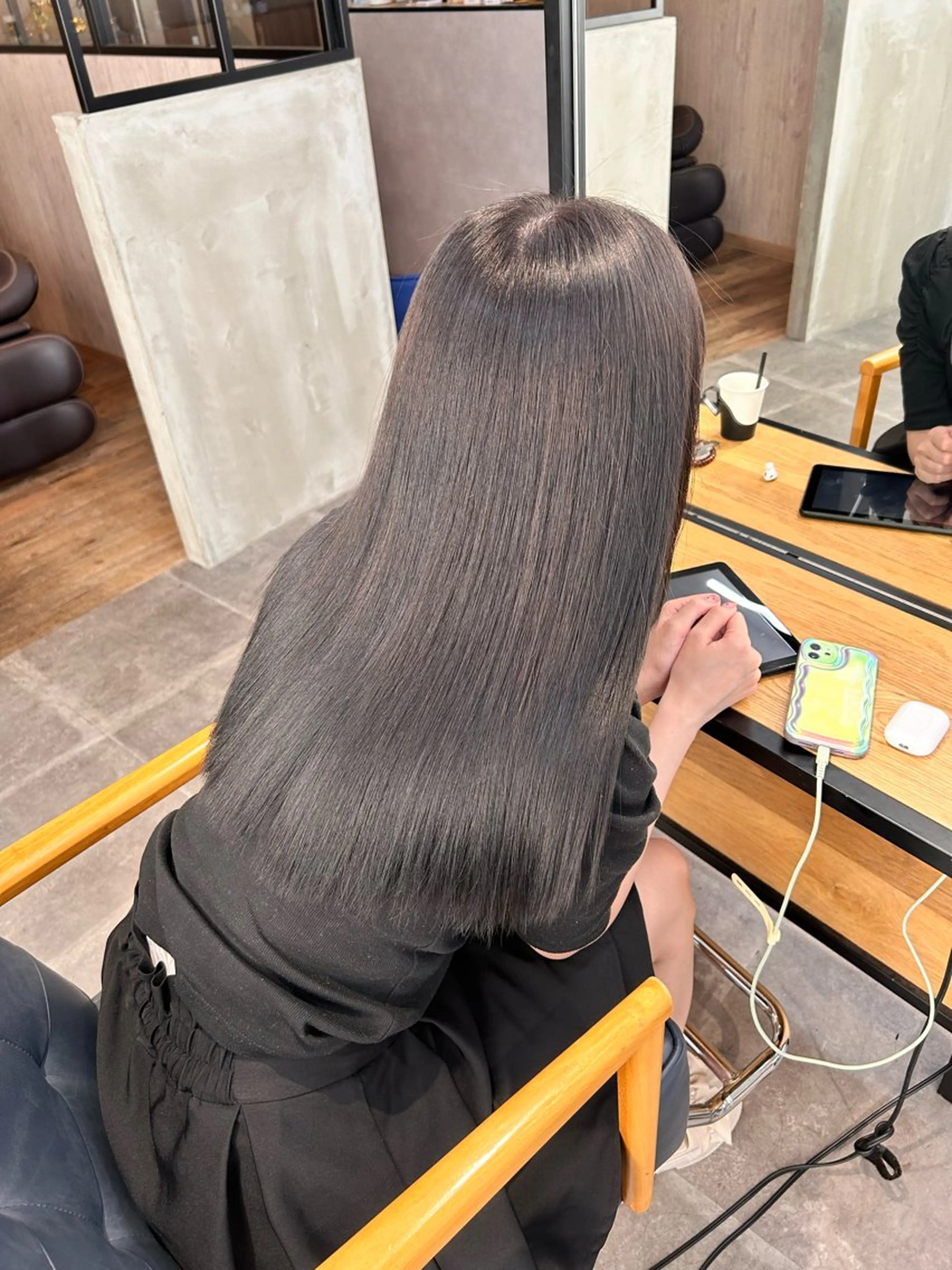 ロング カラー 韓国×髪質改善カラー 💎hinaのヘアスタイル