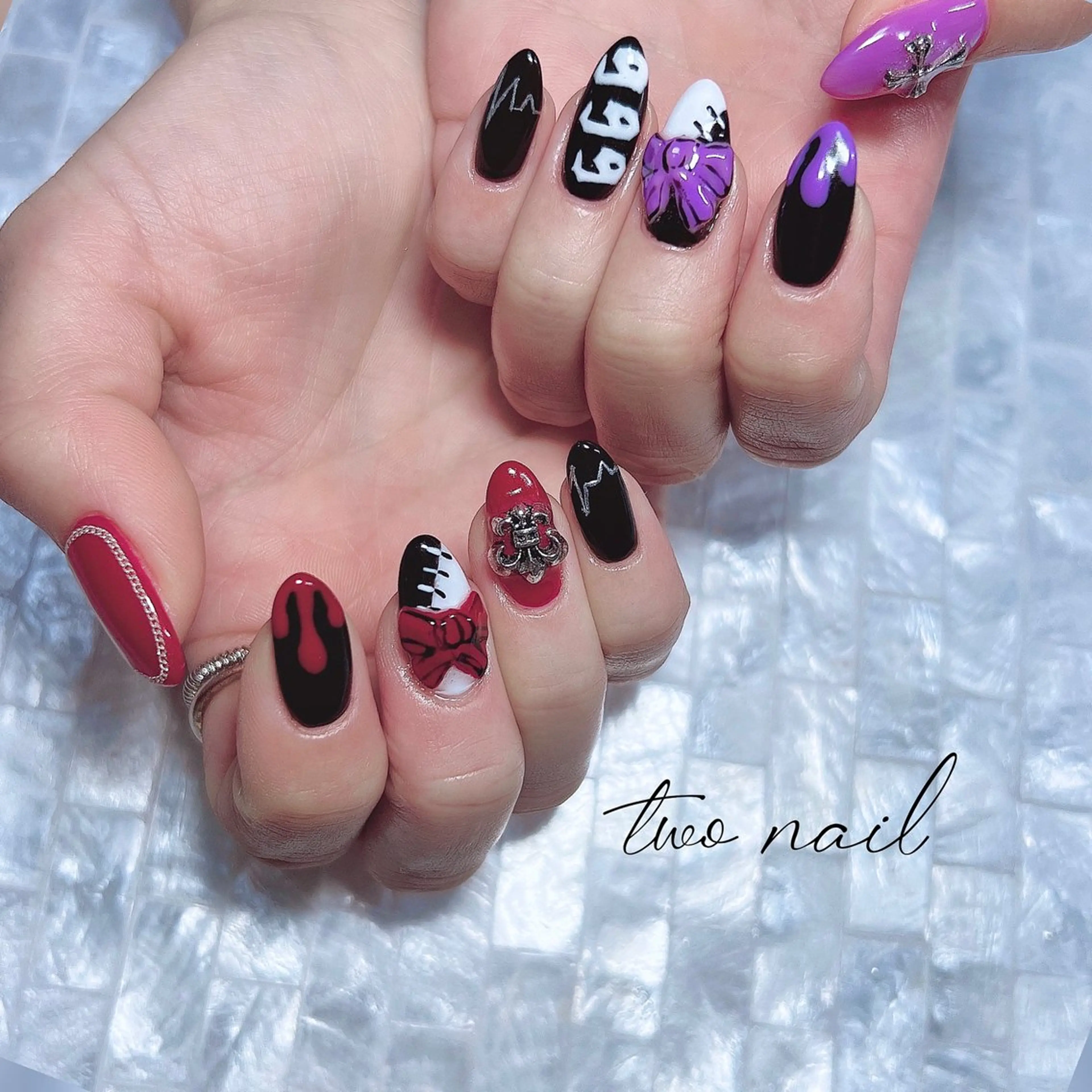 ネイル アートネイル フットネイル ハート ニュアンスネイル オフィスネイル ハンドネイル two nailのネイルデザイン