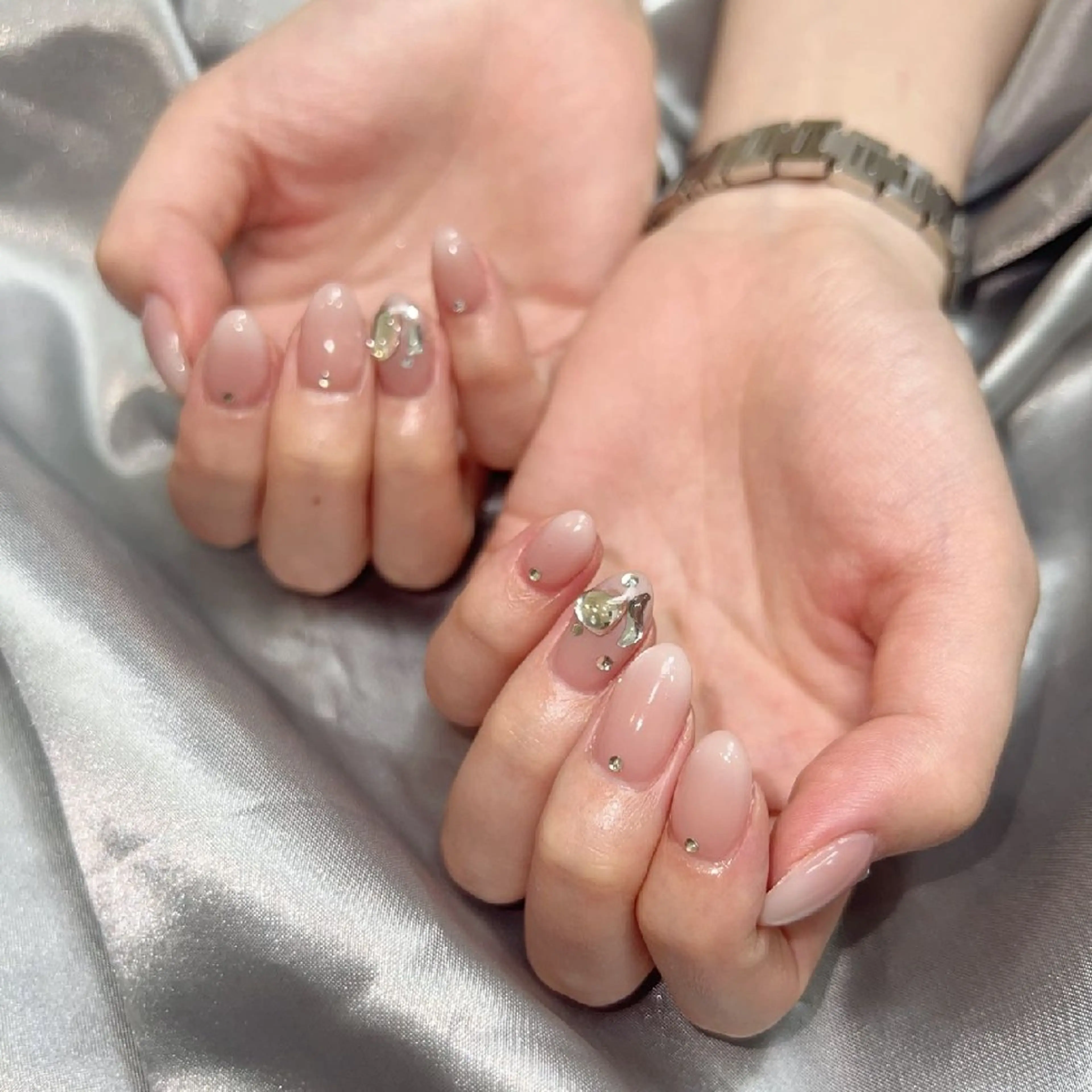 【初回オフ無料】ベイビーブーマーネイル　¥5480の写真