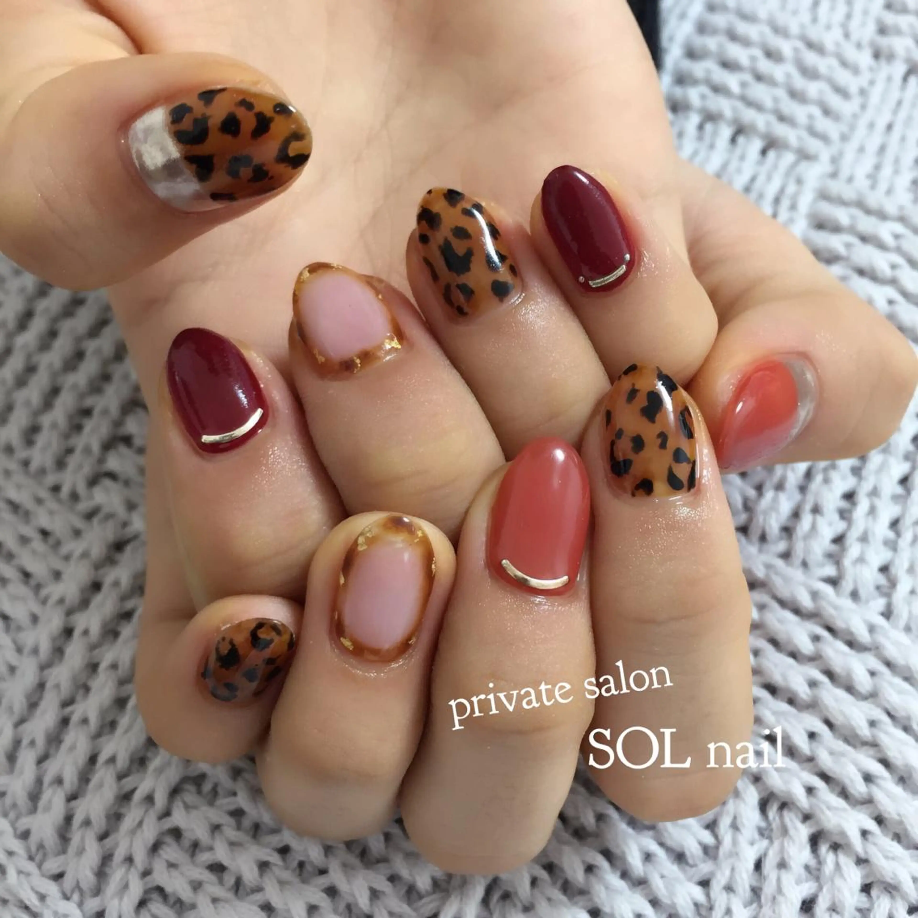 ネイル ハンドネイル SOL NAILのネイルデザイン