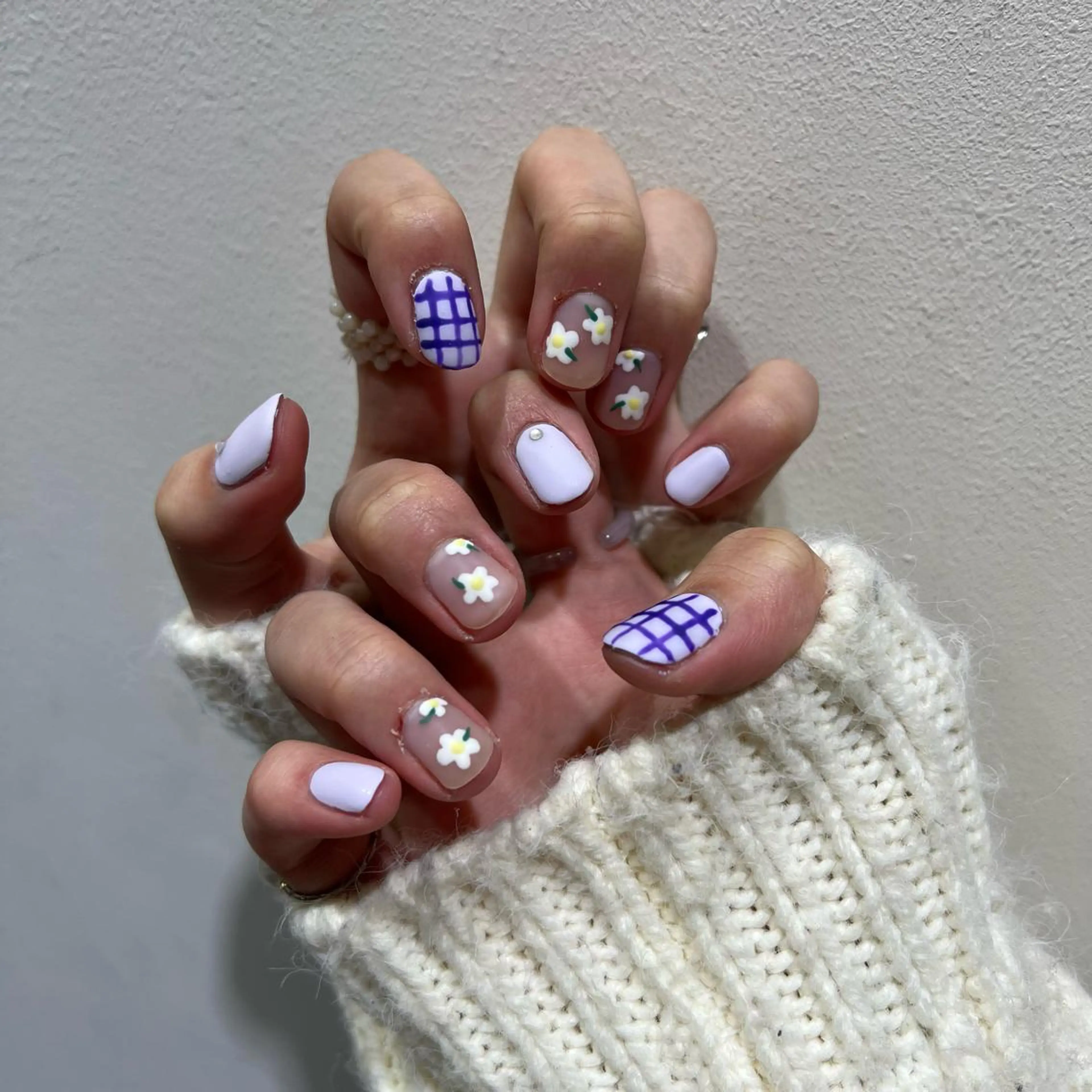 ネイル ハンドネイル 韓国🩶Y2Kネイル 💫くれはのネイルデザイン