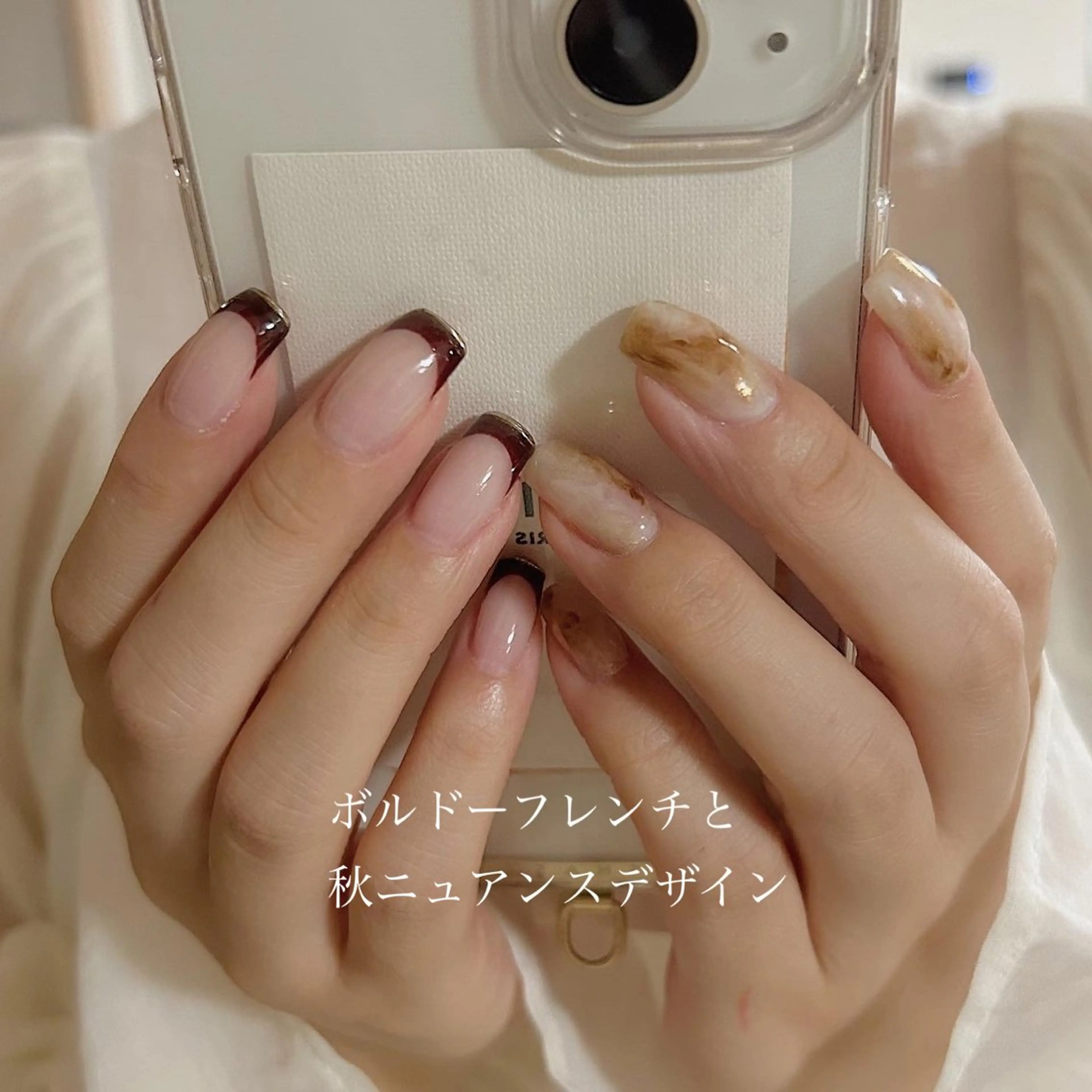 ネイル フレンチネイル ワンカラーネイル ハンドネイル Lull ネイル/ HBL/ハンドケアのネイルデザイン