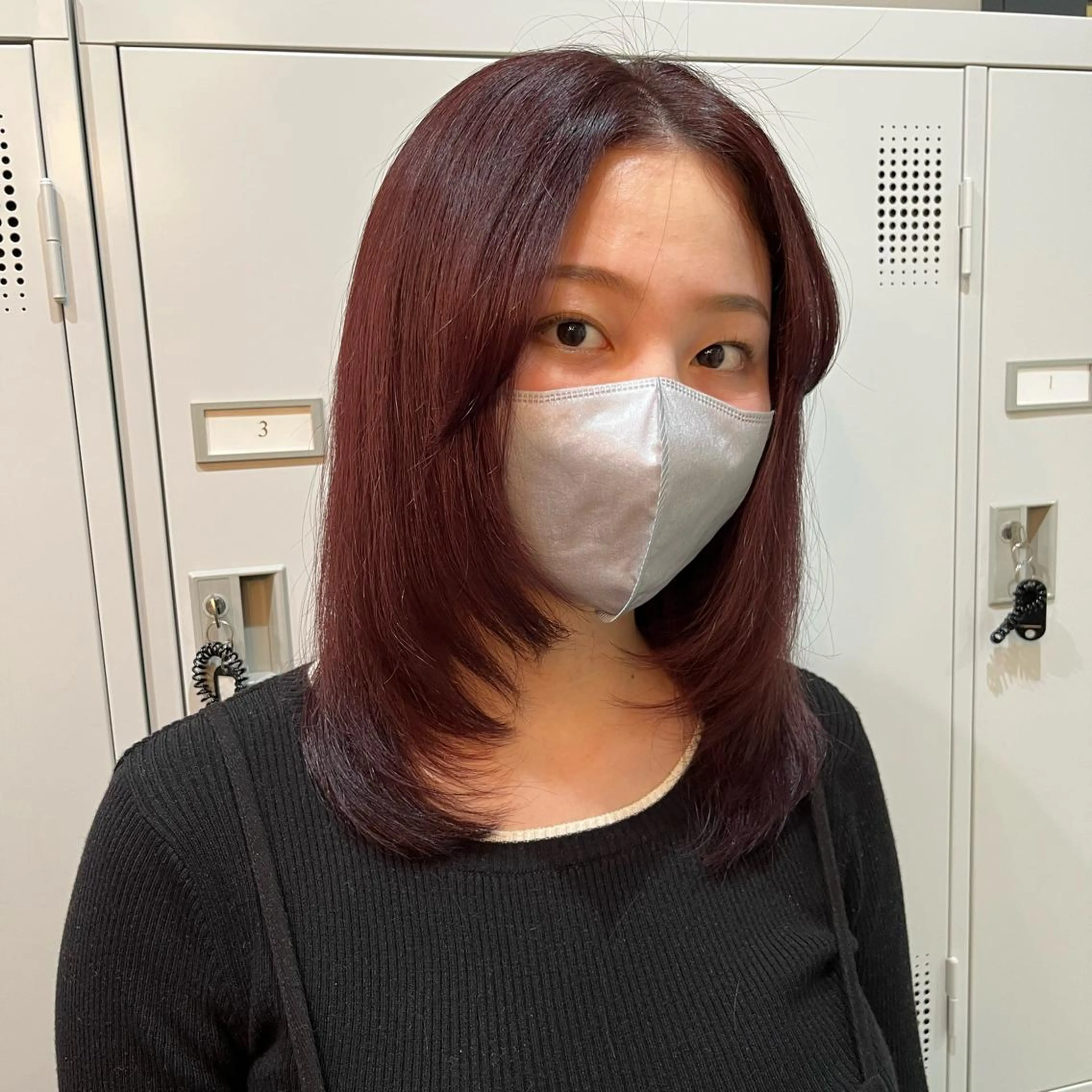 ロング レイヤーカット RINA 韓国ヘア/半個室のヘアスタイル