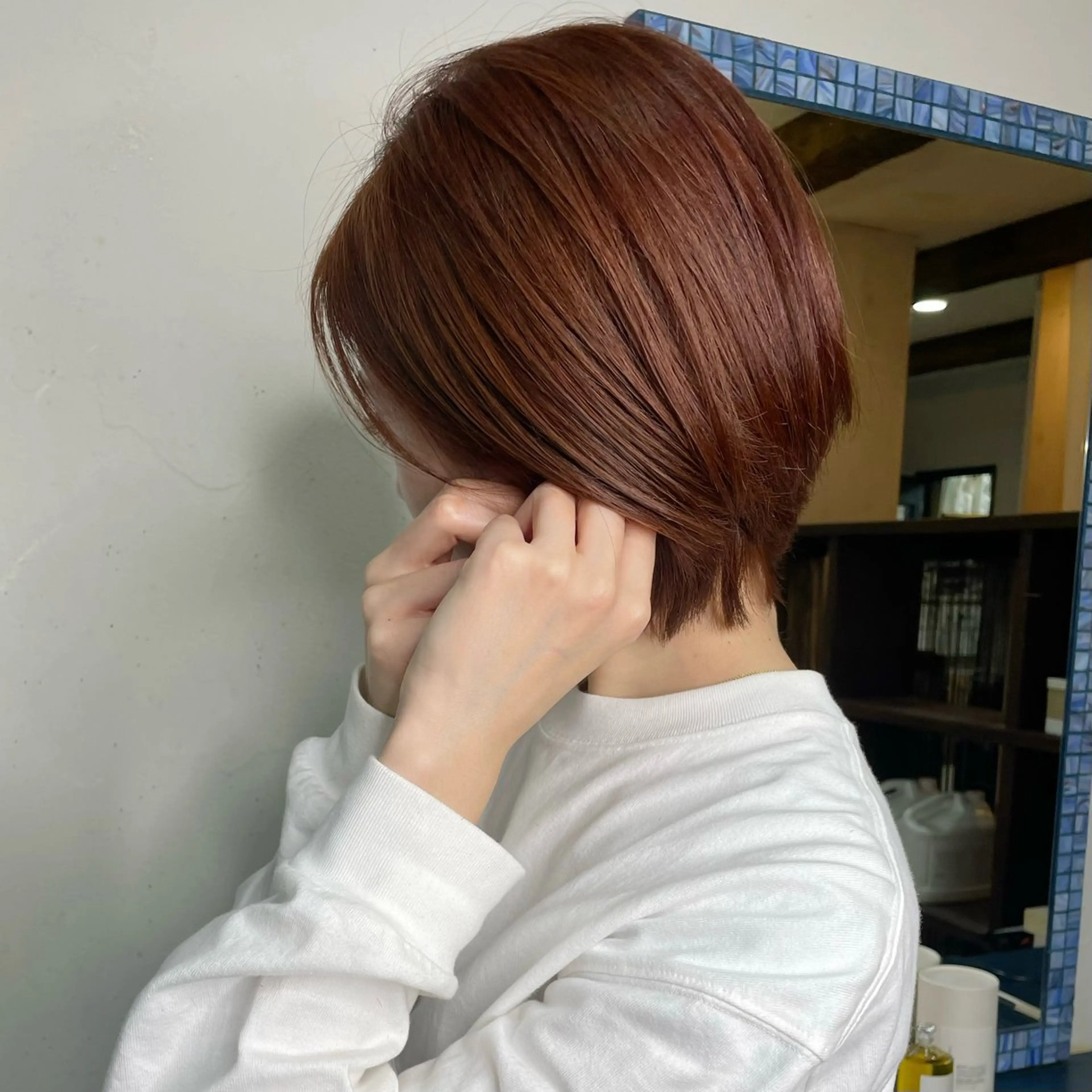 ショート カラー ブラウンカラー オレンジ オレンジブラウン カット ヘアカラー トリートメント 🌿calm🌿似合 わせ💐齋藤なな💐のその他イメージ