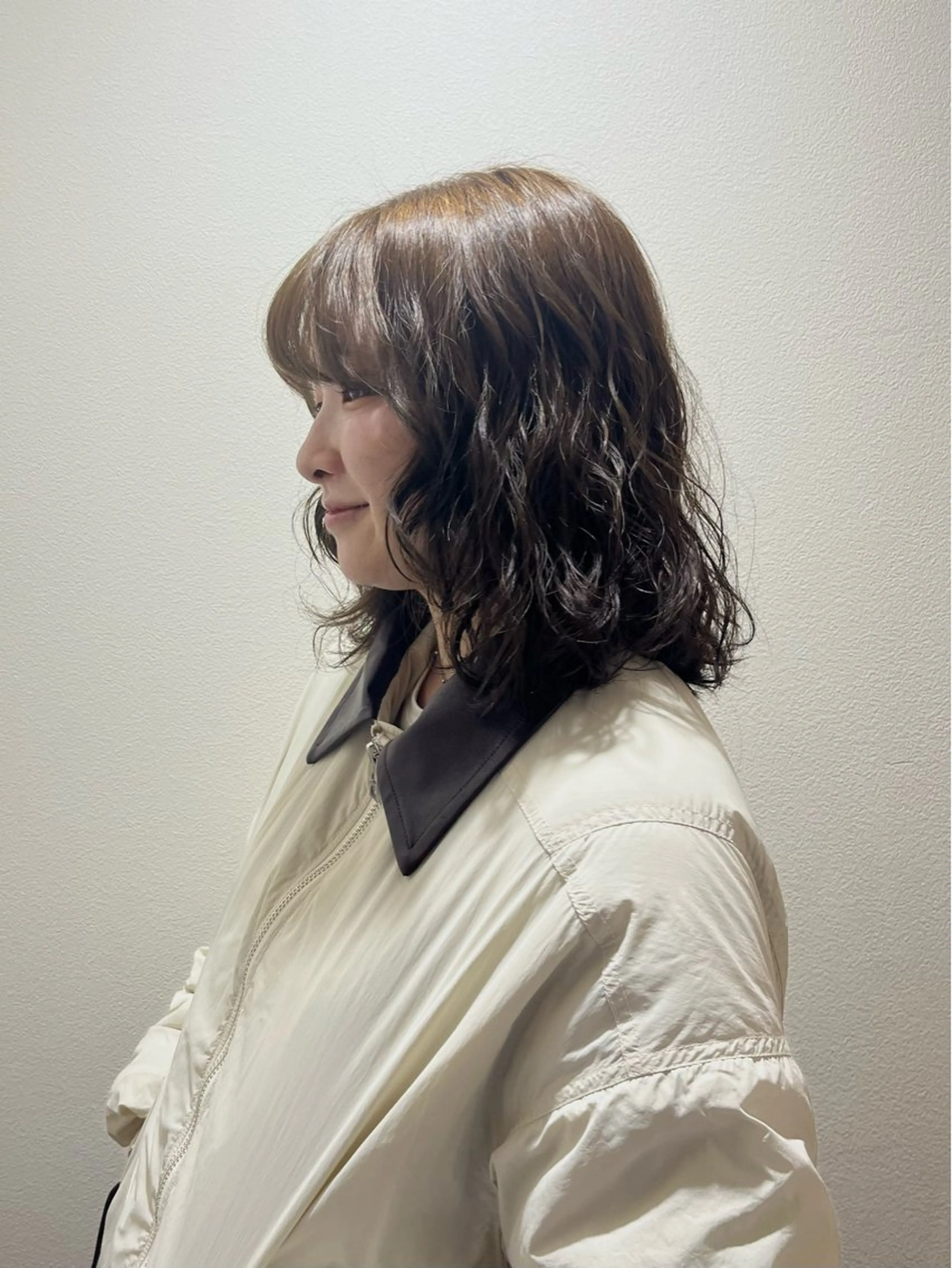 ミディアム パーマ ミディアムパーマ YUUMI /堀江美容室のヘアスタイル