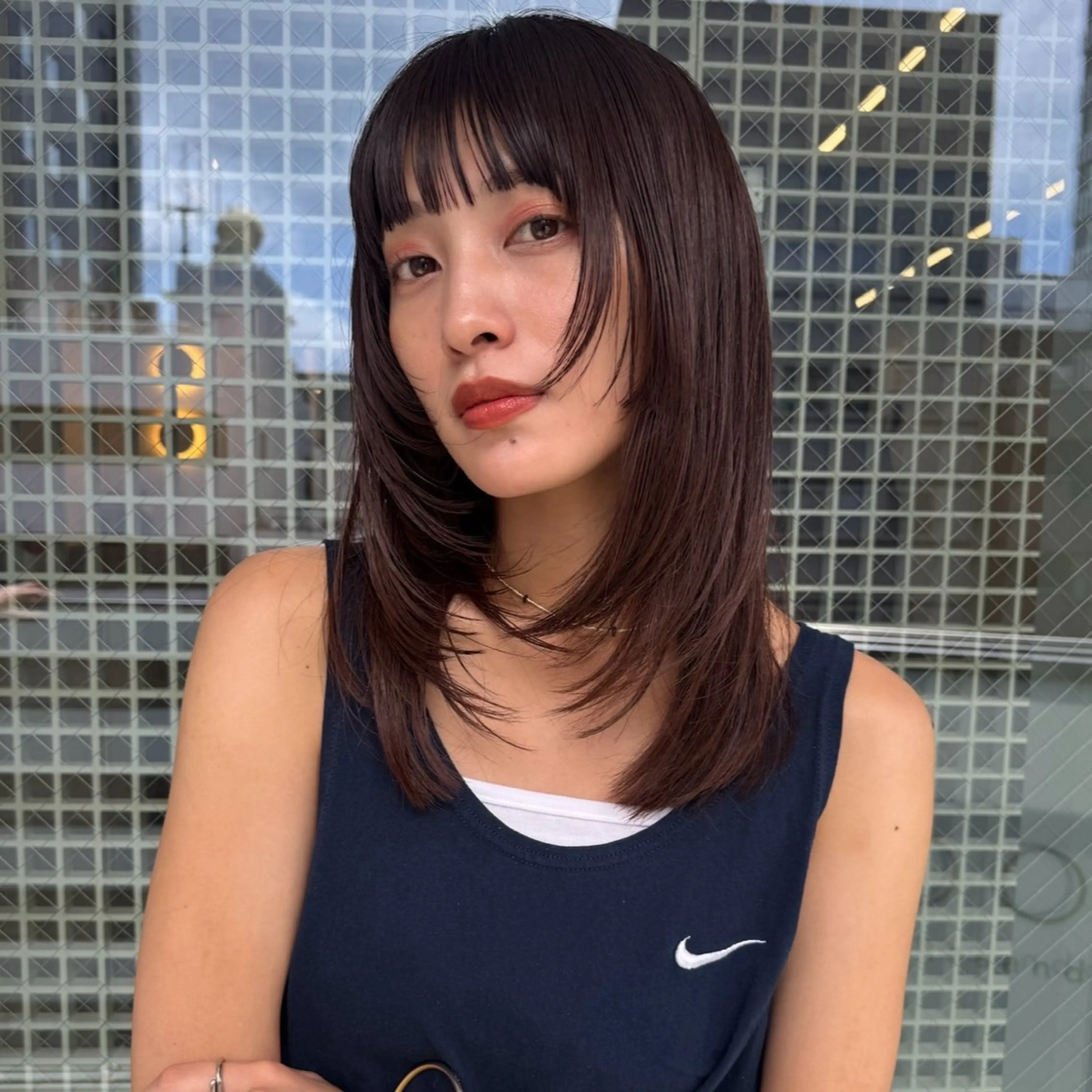ミディアム 🍃透明感スタイル ｙｕ-ｋａ🍃のヘアスタイル