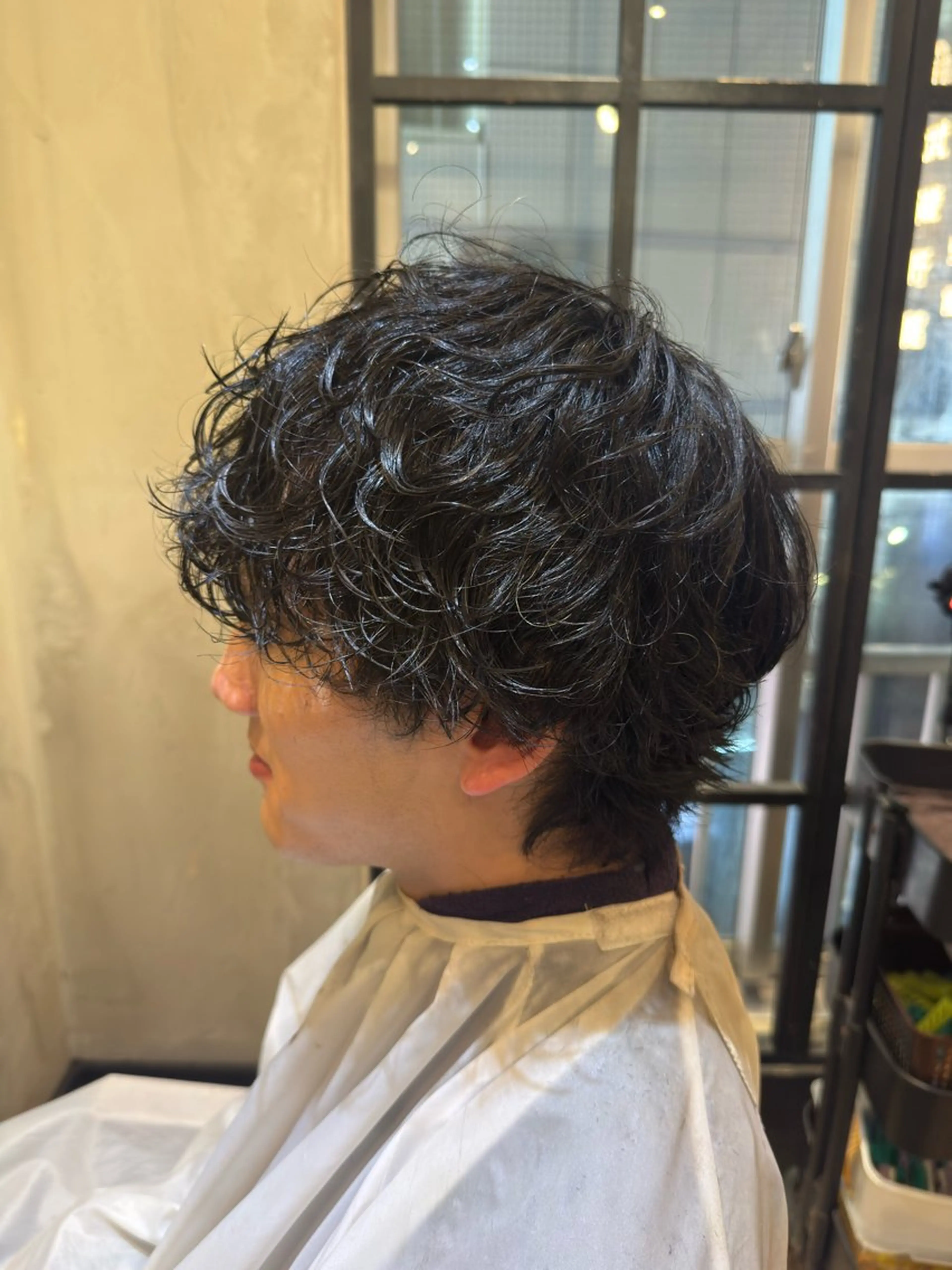 ショート パーマ メンズ カット パーマ 立川/レイヤー/ 複雑履歴/ 西川翔真のヘアスタイル