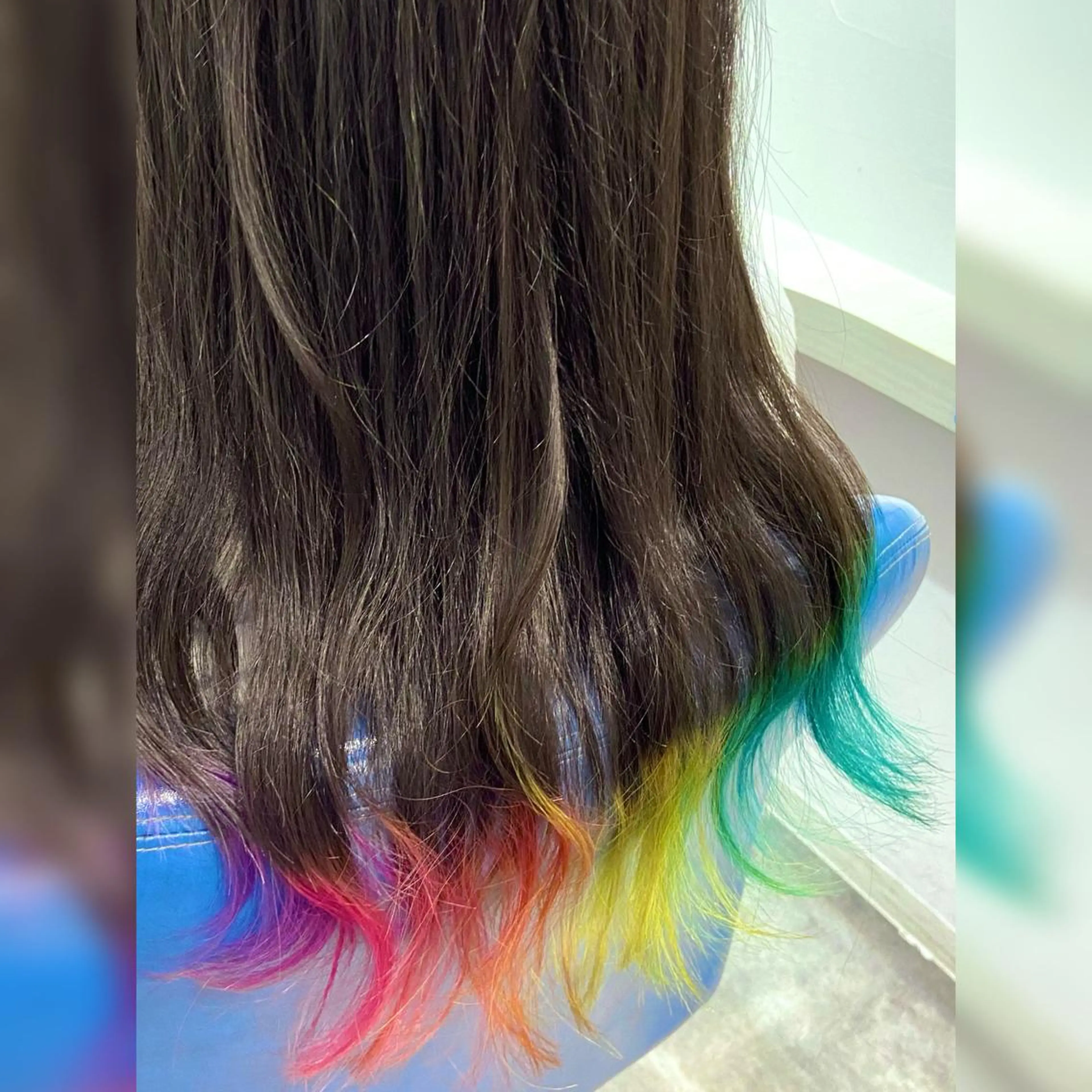 ロング カラー ヘアカラー ♥️ルフ🐒 ミレイ♥️のヘアスタイル