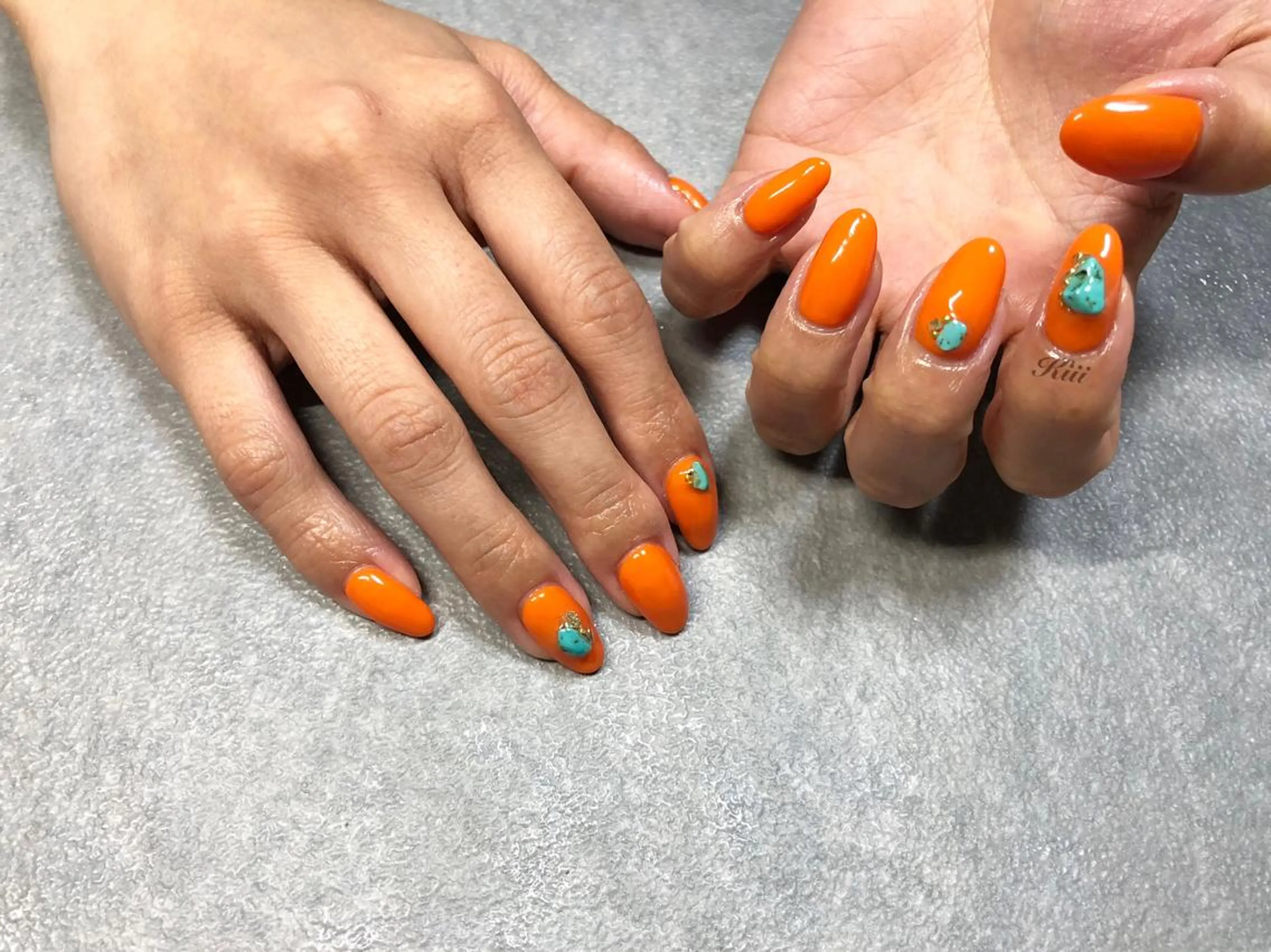 ネイル ハンドネイル フットネイル kiii.__ ✴︎*のネイルデザイン