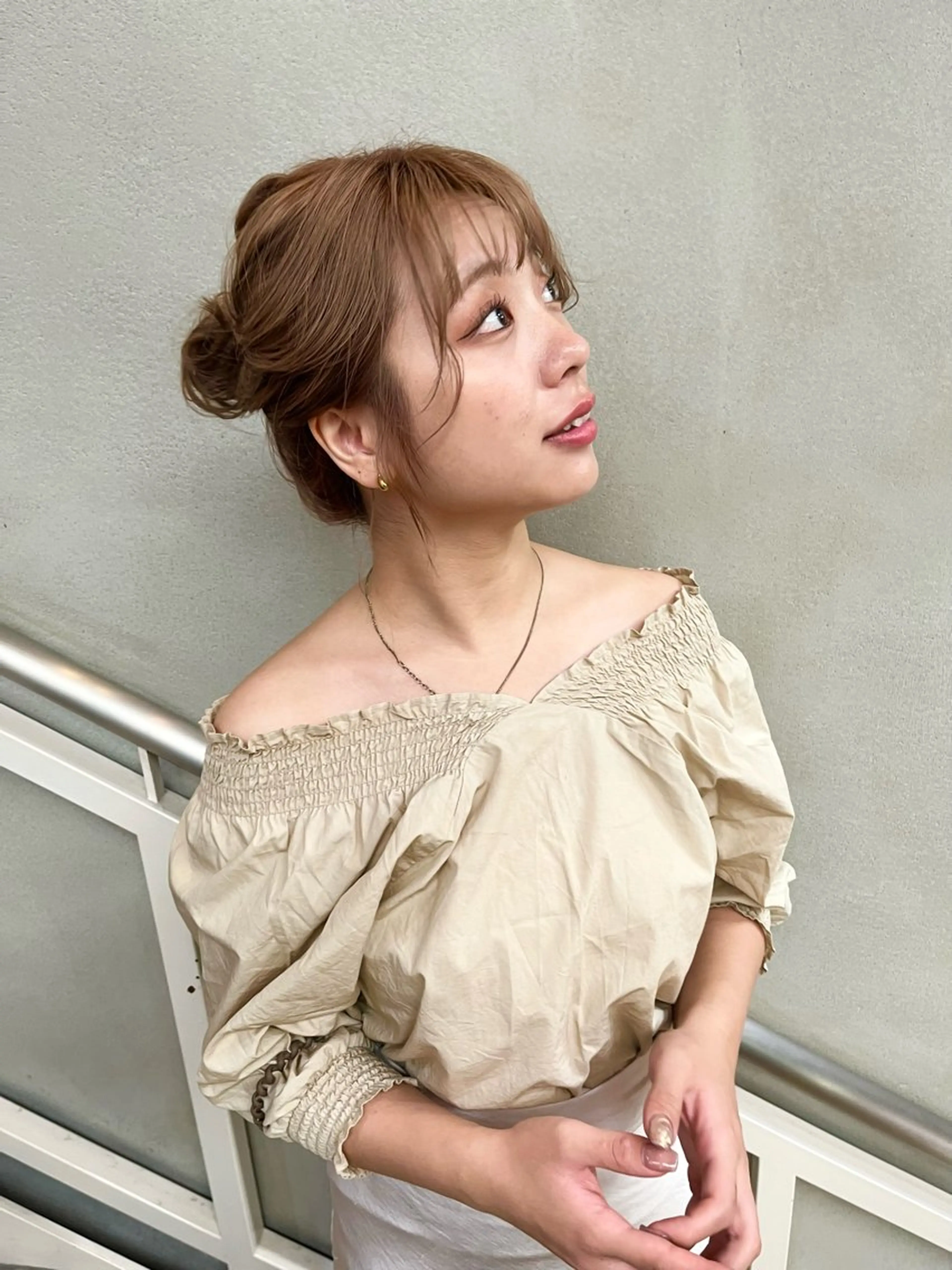 ロング カラー ヘアアレンジ 佐藤 永夏のヘアスタイル