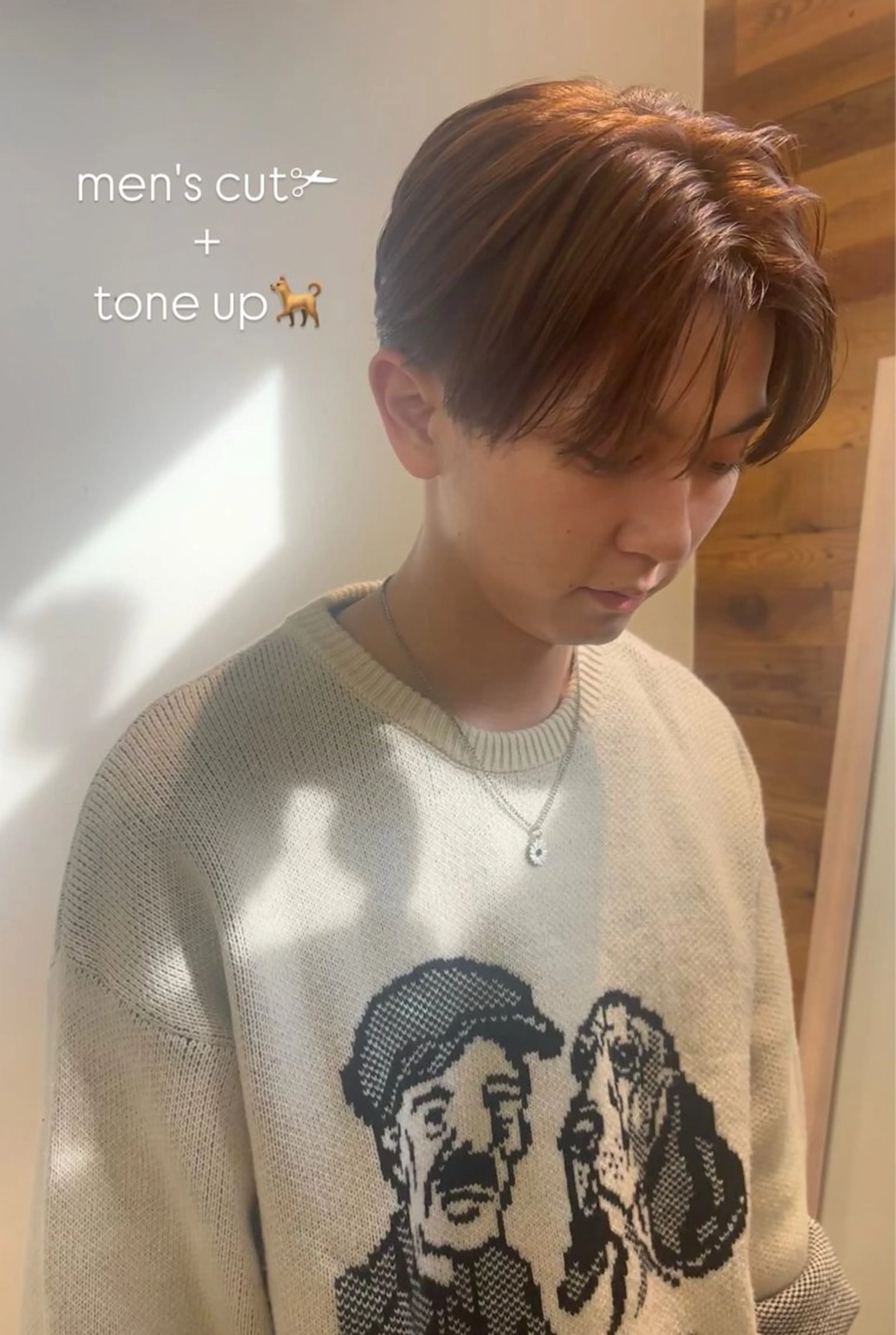 メンズ メンズブリーチ カット ヘアカラー 津田 里菜のヘアスタイル