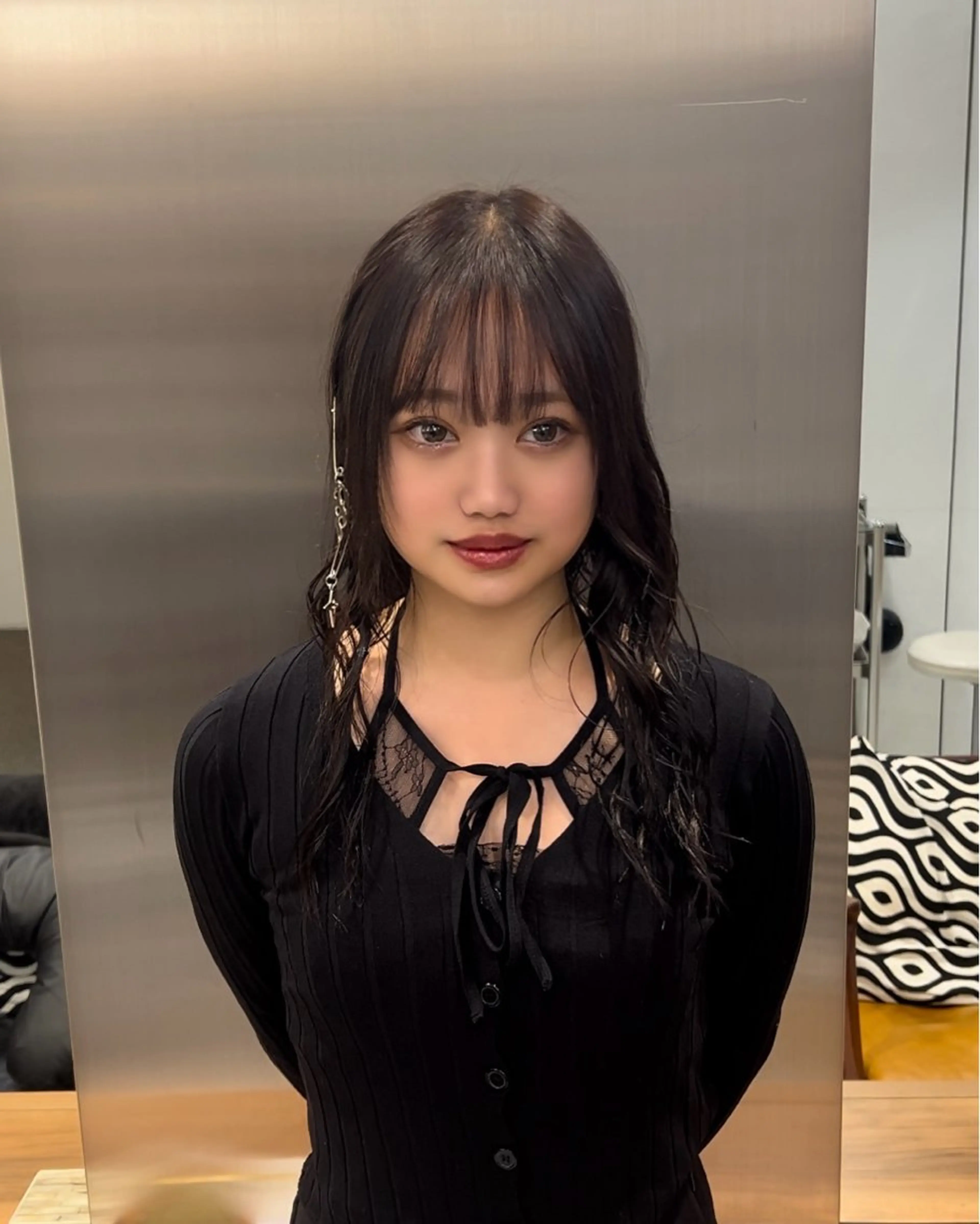 セミロング カラー カット ハイトーン /レイヤー/ふみやのヘアスタイル