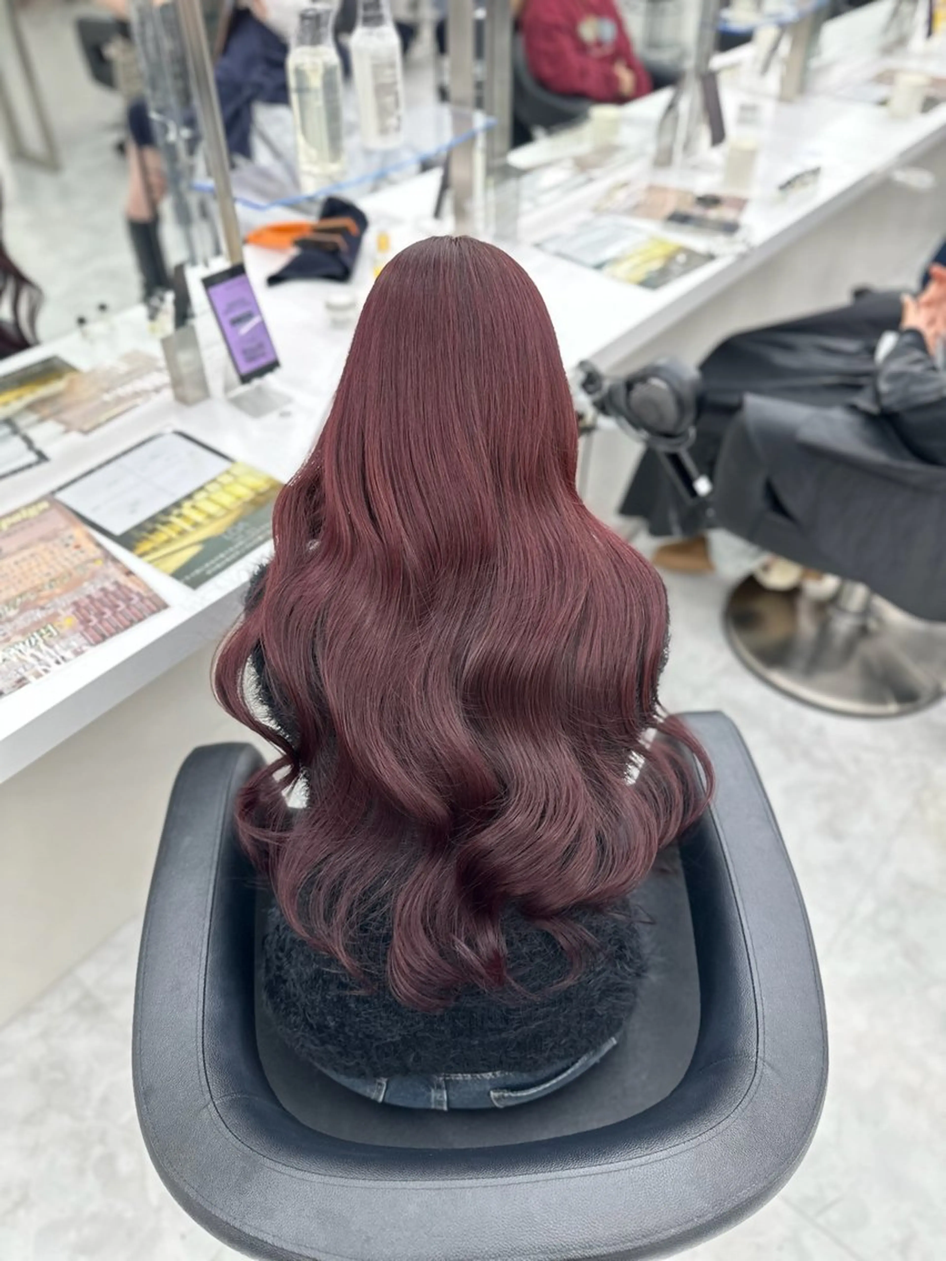 ロング カラー カット ヘアカラー トリートメント mina/暖色カラー 🥀韓国風カット🥀のヘアスタイル