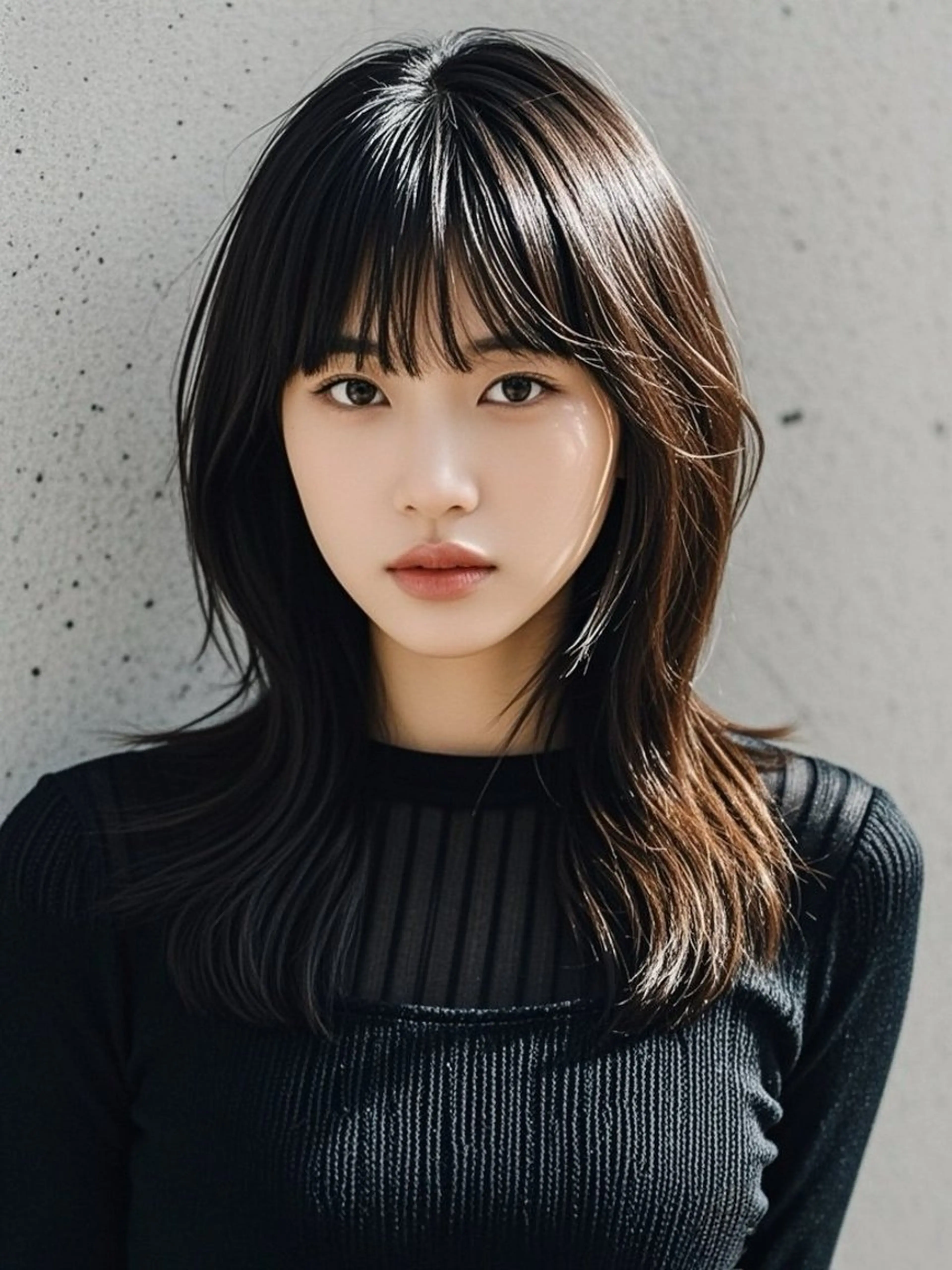 セミロング ショートボブ セミロングパーマ アッシュ ボブ くびれヘア カット ヘアカラー トリートメント ウルフカット 811 大阪梅田 ウルフのヘアスタイル