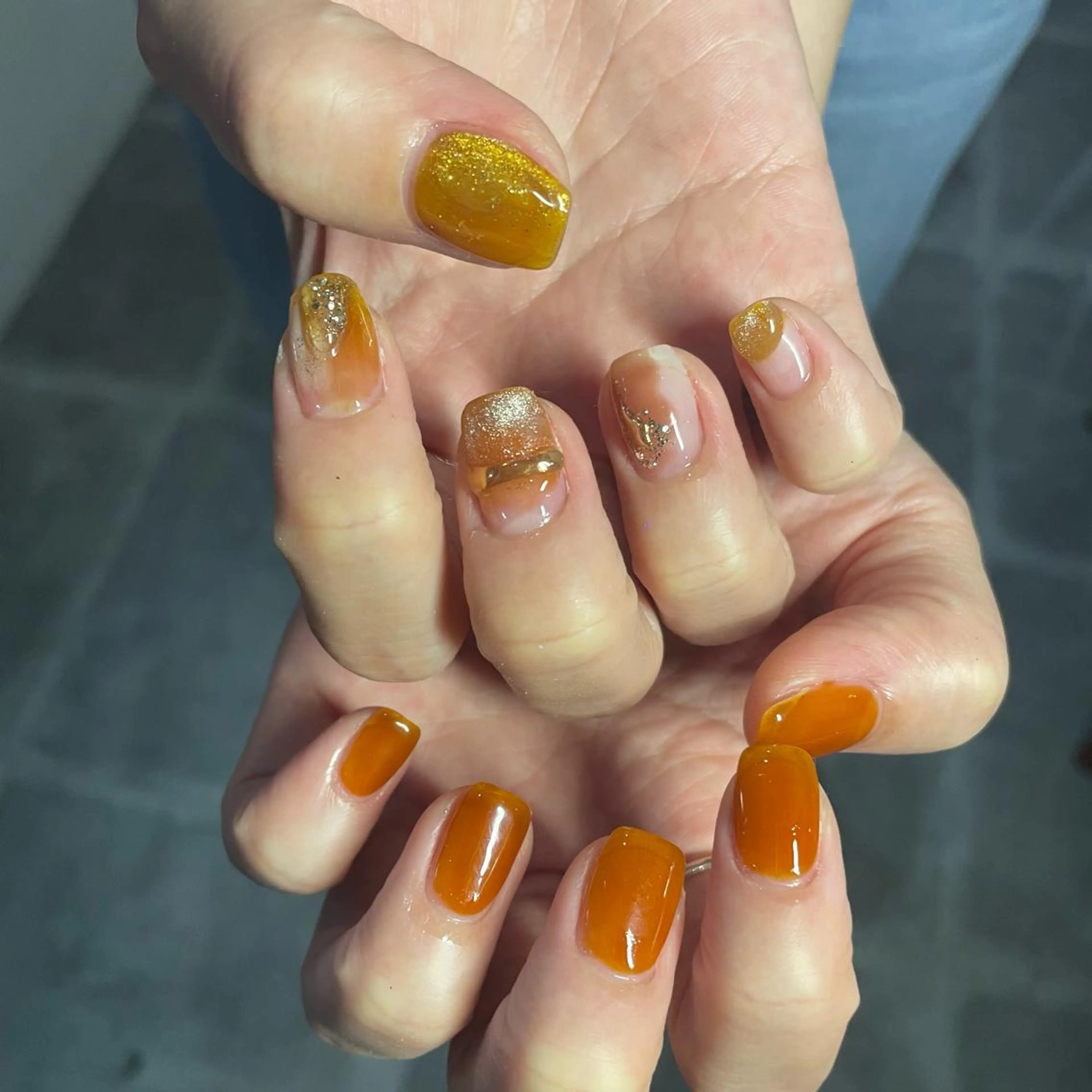 ネイル シンプルネイル SOL　nail イマナカのネイルデザイン