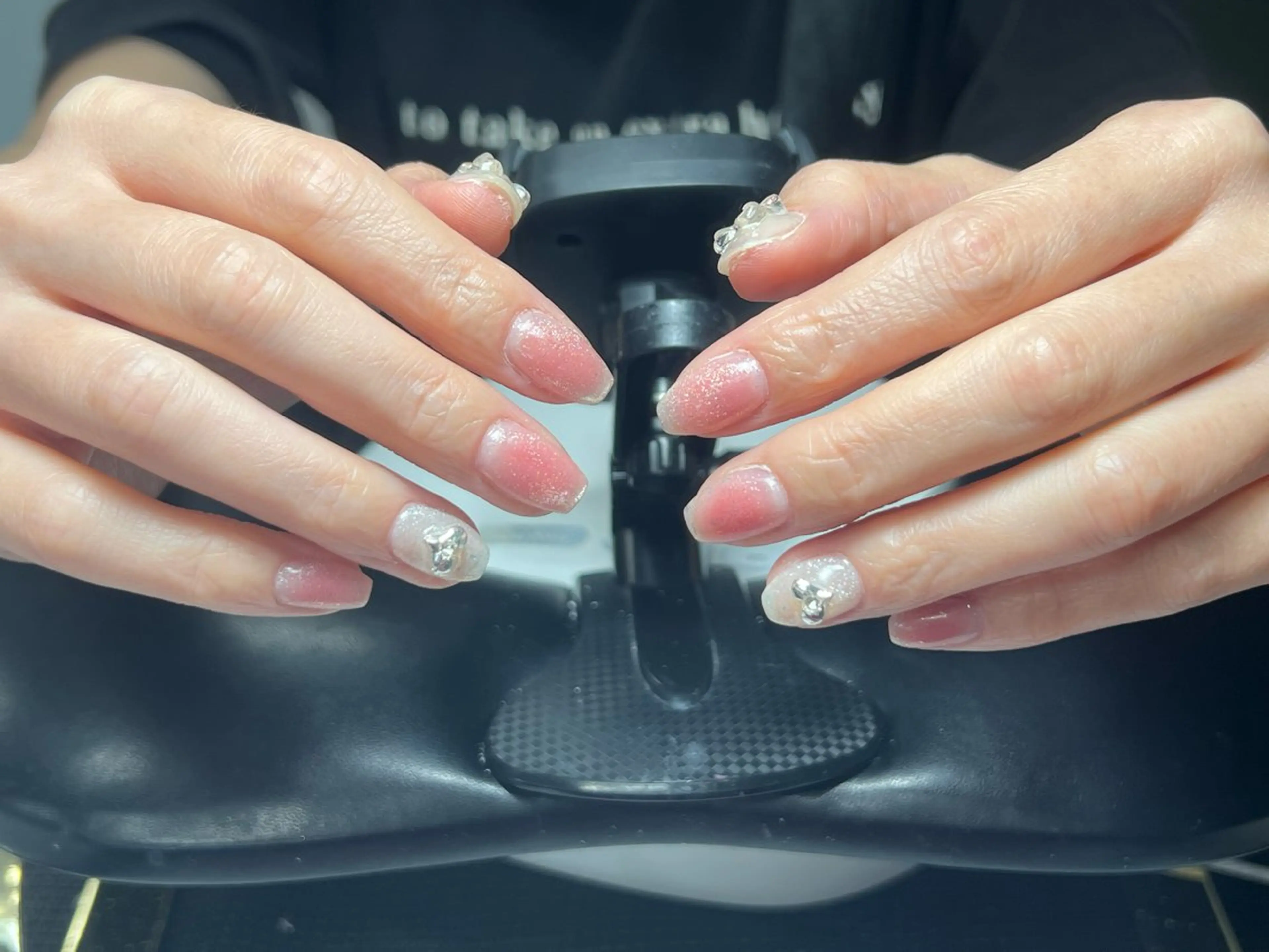 ネイル 韓国ネイル 持ち込み ニュアンスネイル ネイルチップ ハンドネイル Tini ANA.CHUOのネイルデザイン