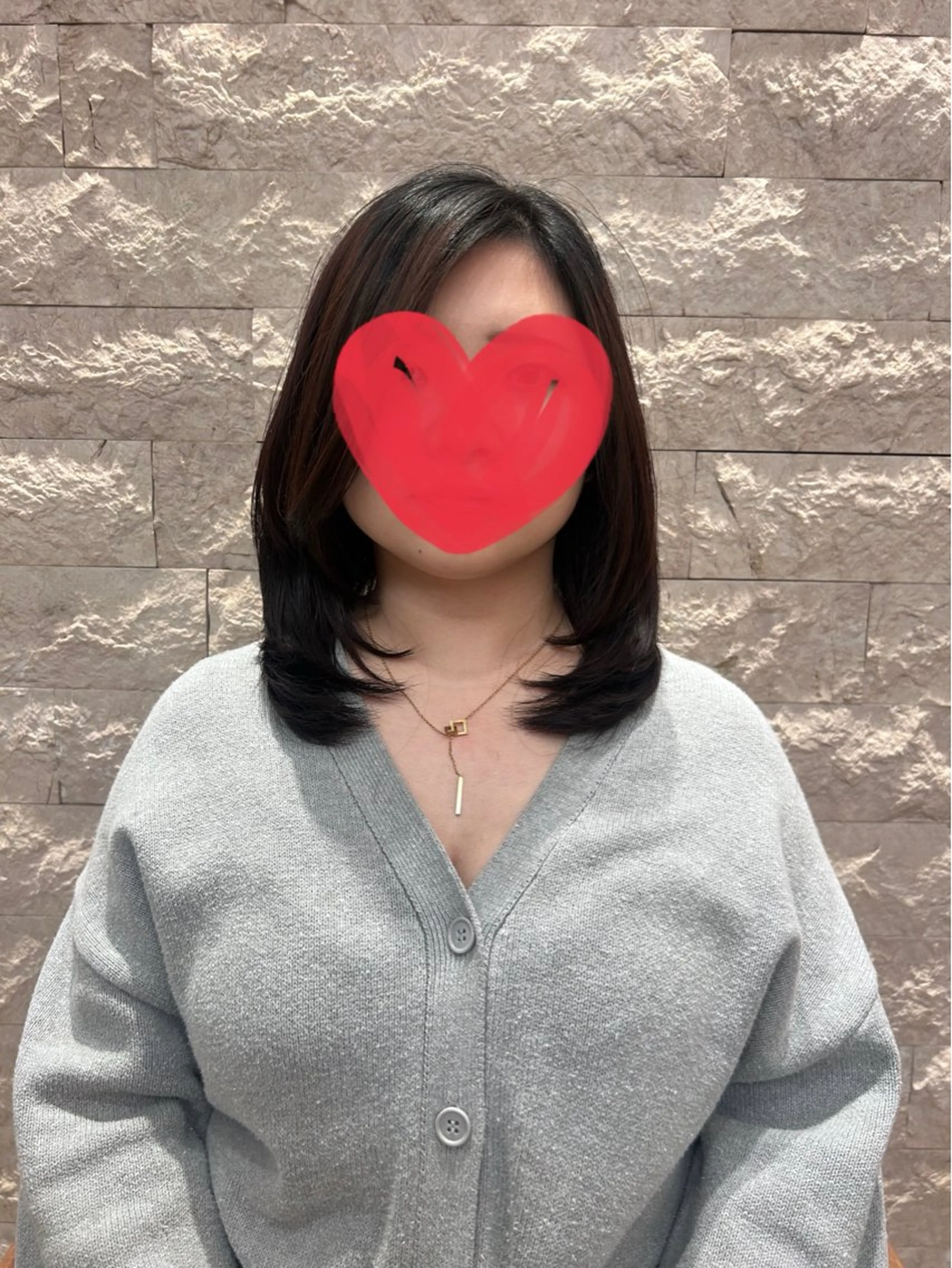 ミディアム 山本 美幸のヘアスタイル