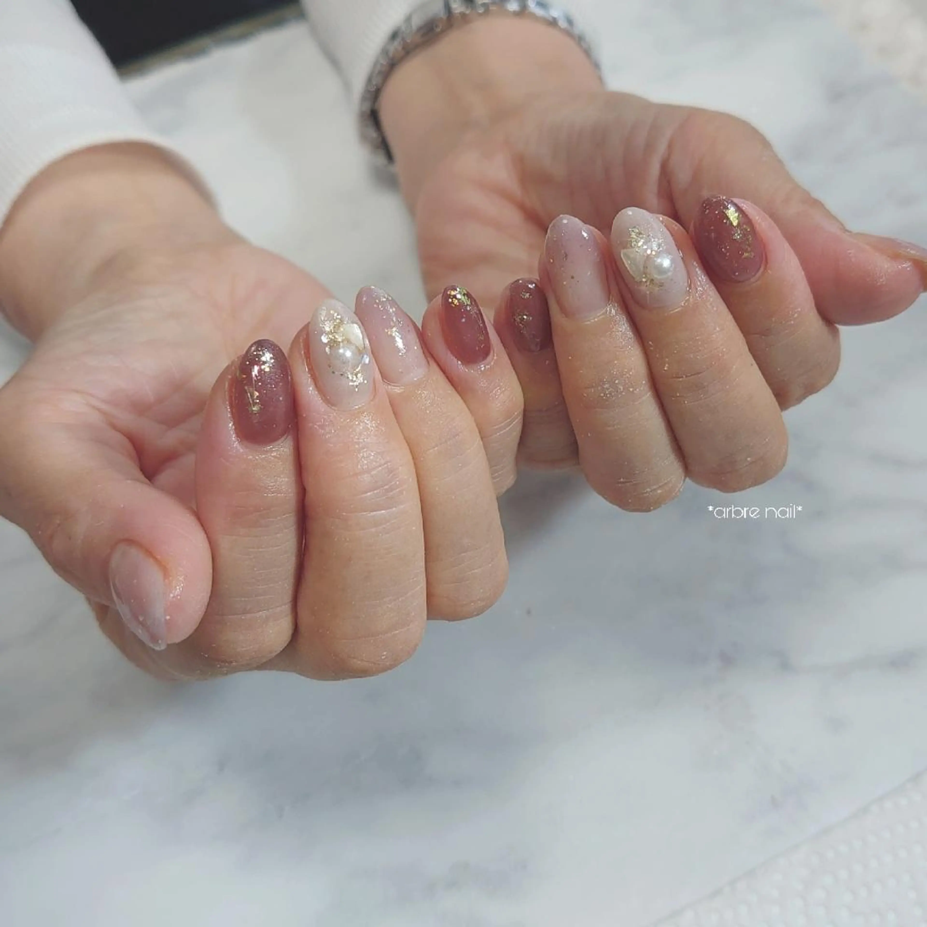 ネイル ＊arbre nail＊.アーブルネイル所属・✯.。 arbre  nail 。✯.のネイルデザイン