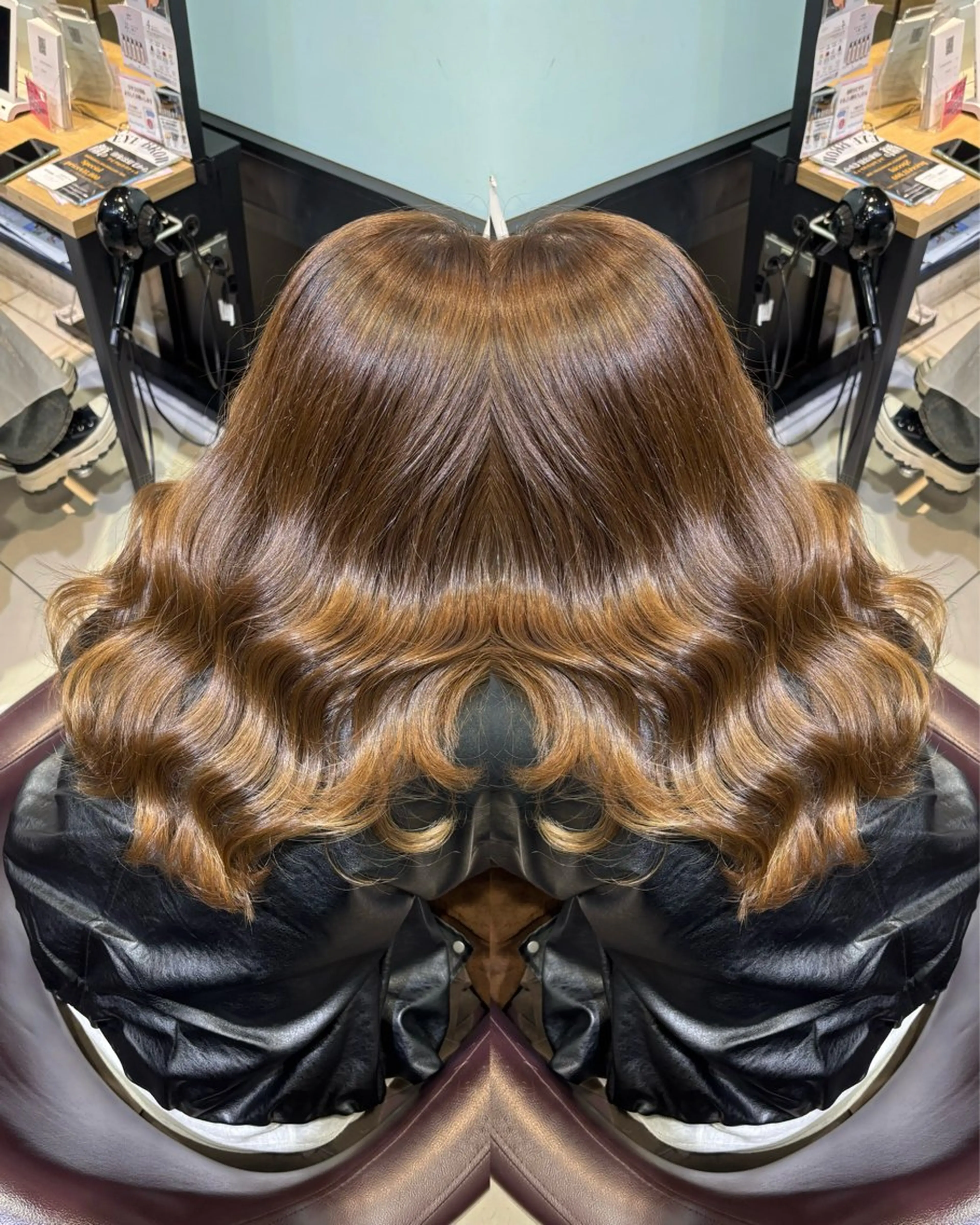 ロング カラー カット ヘアカラー トリートメント 🩵レイヤー✖︎ 髪質改善🩵リョウヤのヘアスタイル