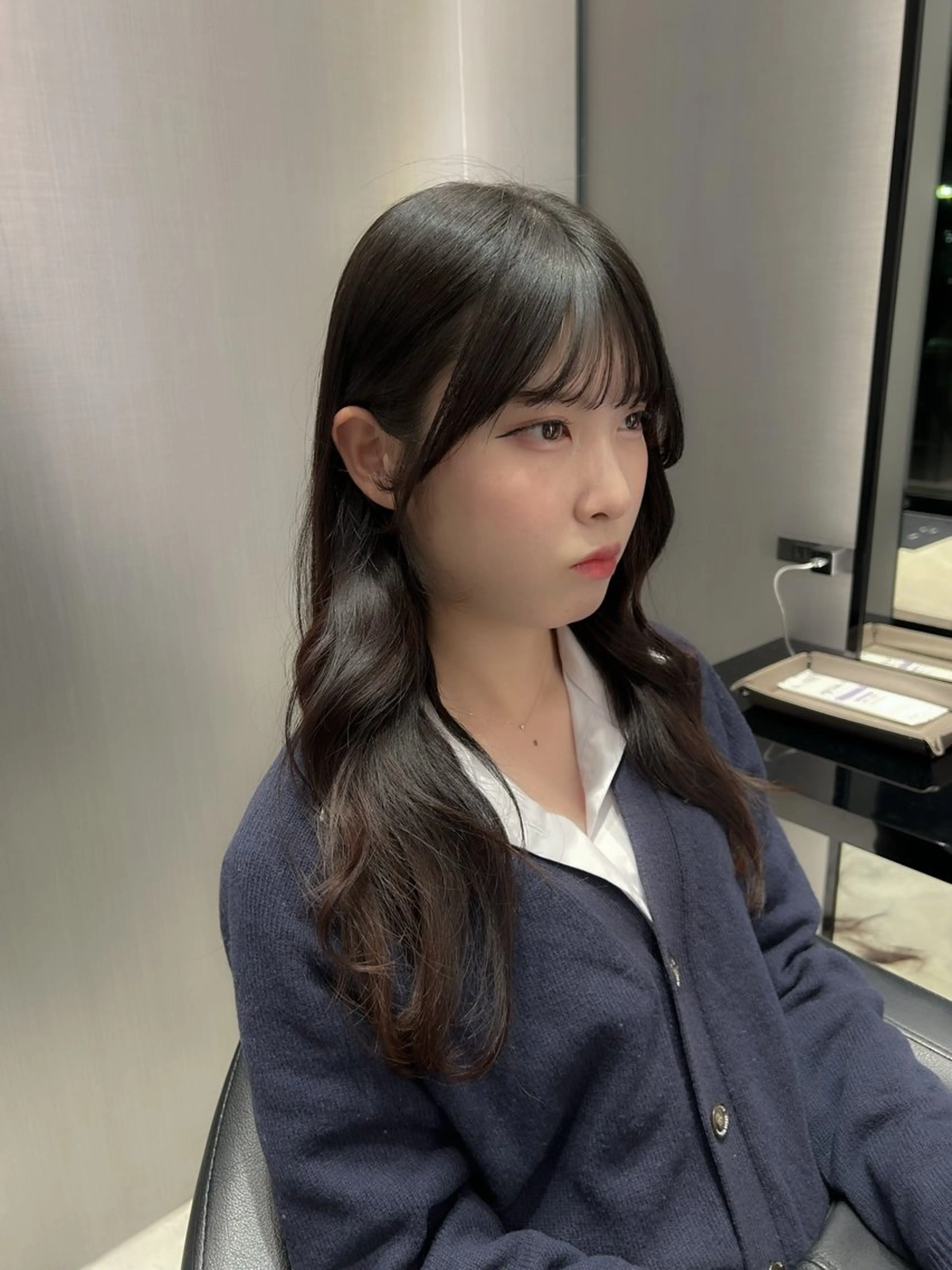 ロング 中村 夢咲のヘアスタイル