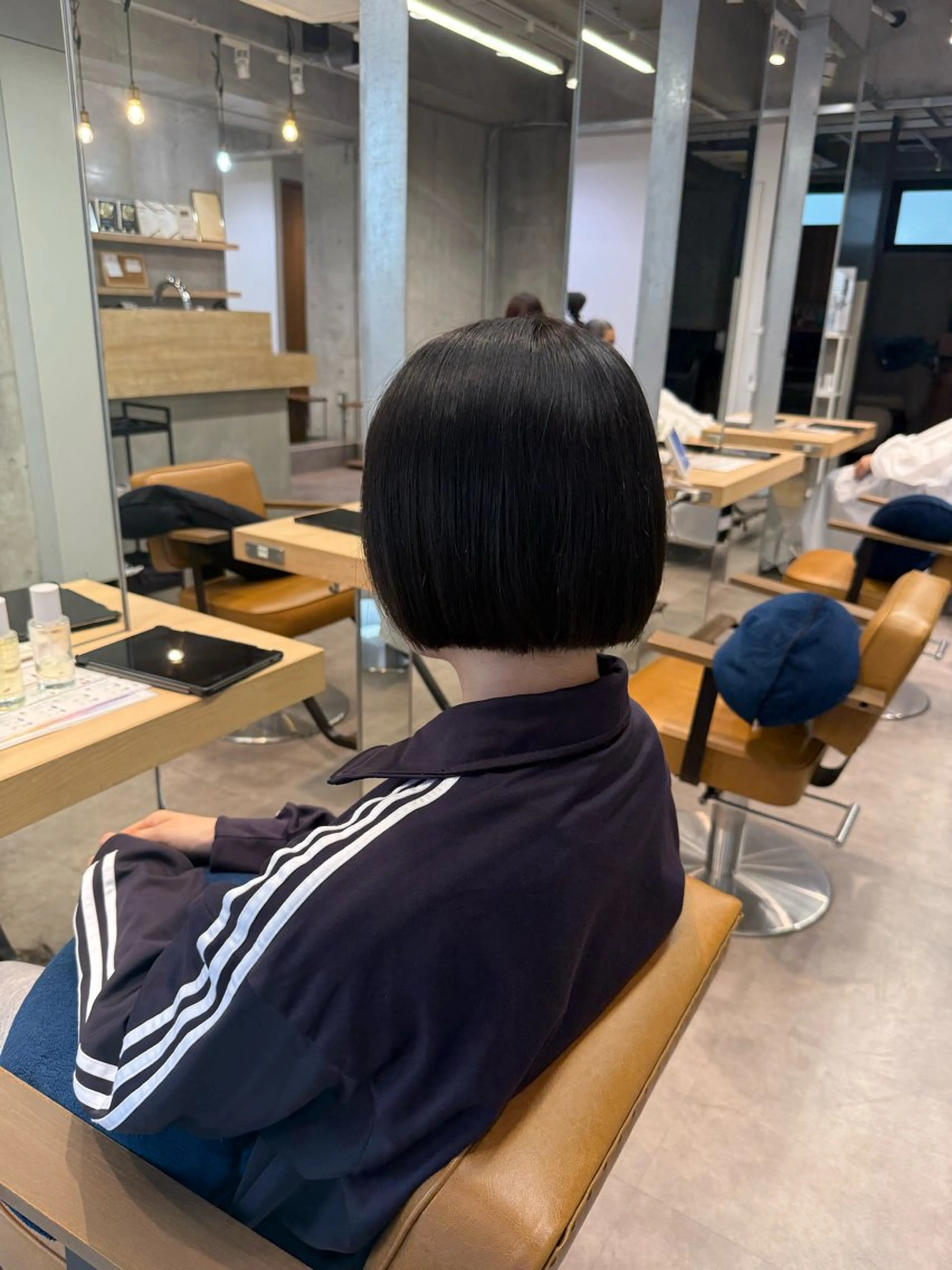 ショート ショートボブ ボブ ショートヘア カット ヘアセット 透明感/艶カラー/ 暖色/ゆな🫧のヘアスタイル