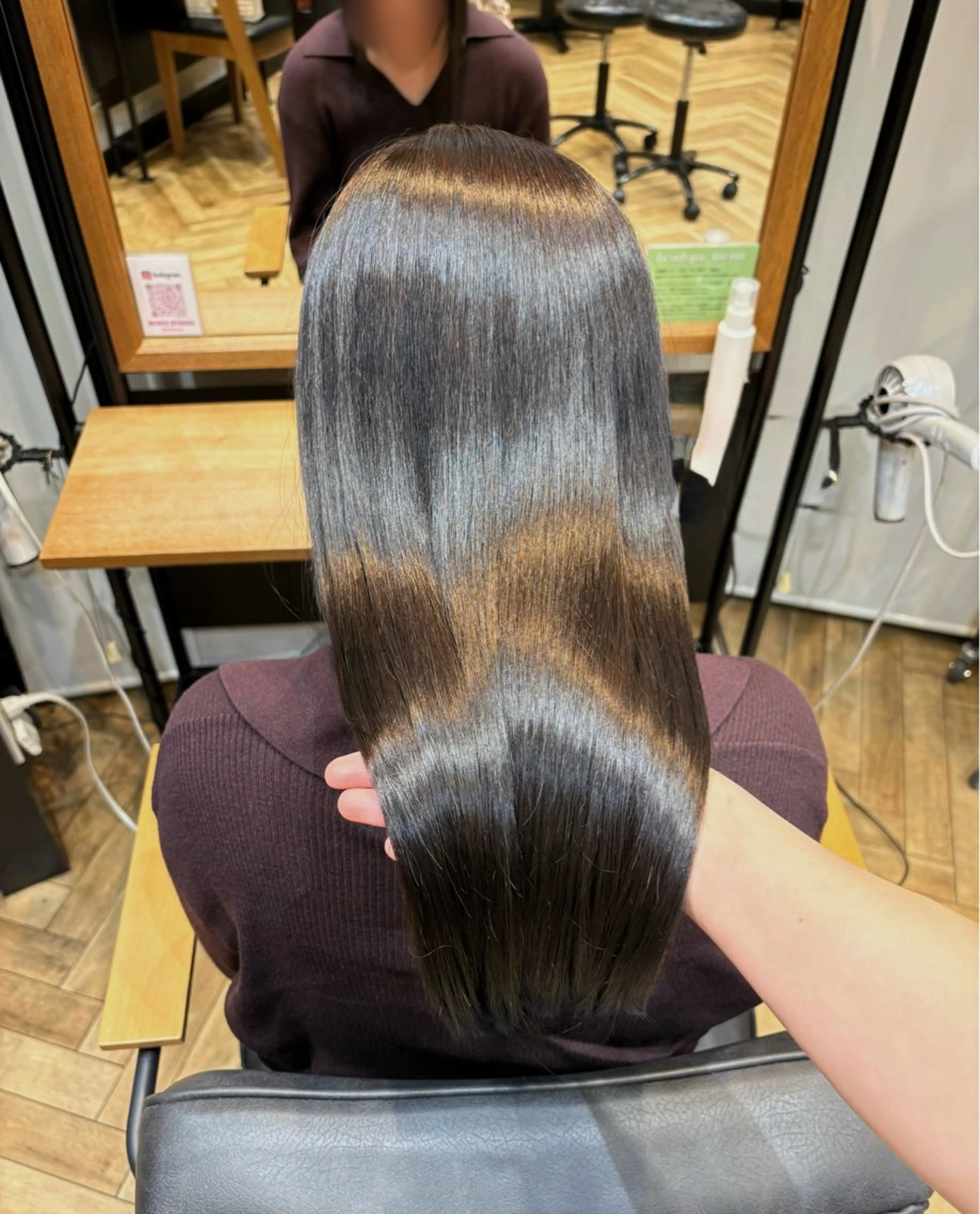 ロング 縮毛矯正 トリートメント 🪽MiYU🪽 艶カラー⁎⁺˳✧のヘアスタイル