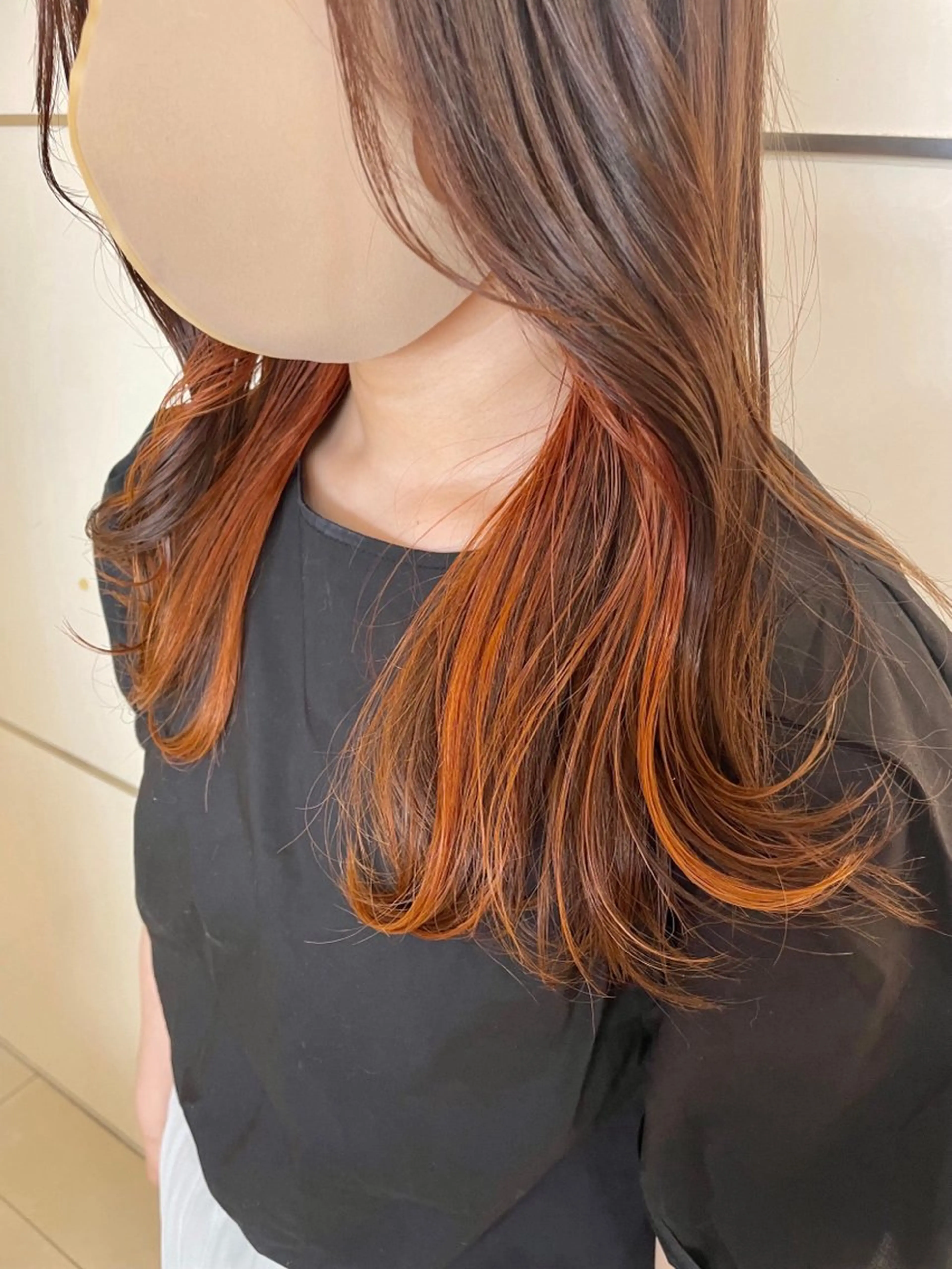 カラー 草薙メンズ縮毛矯正 💫緒方美柚のヘアスタイル