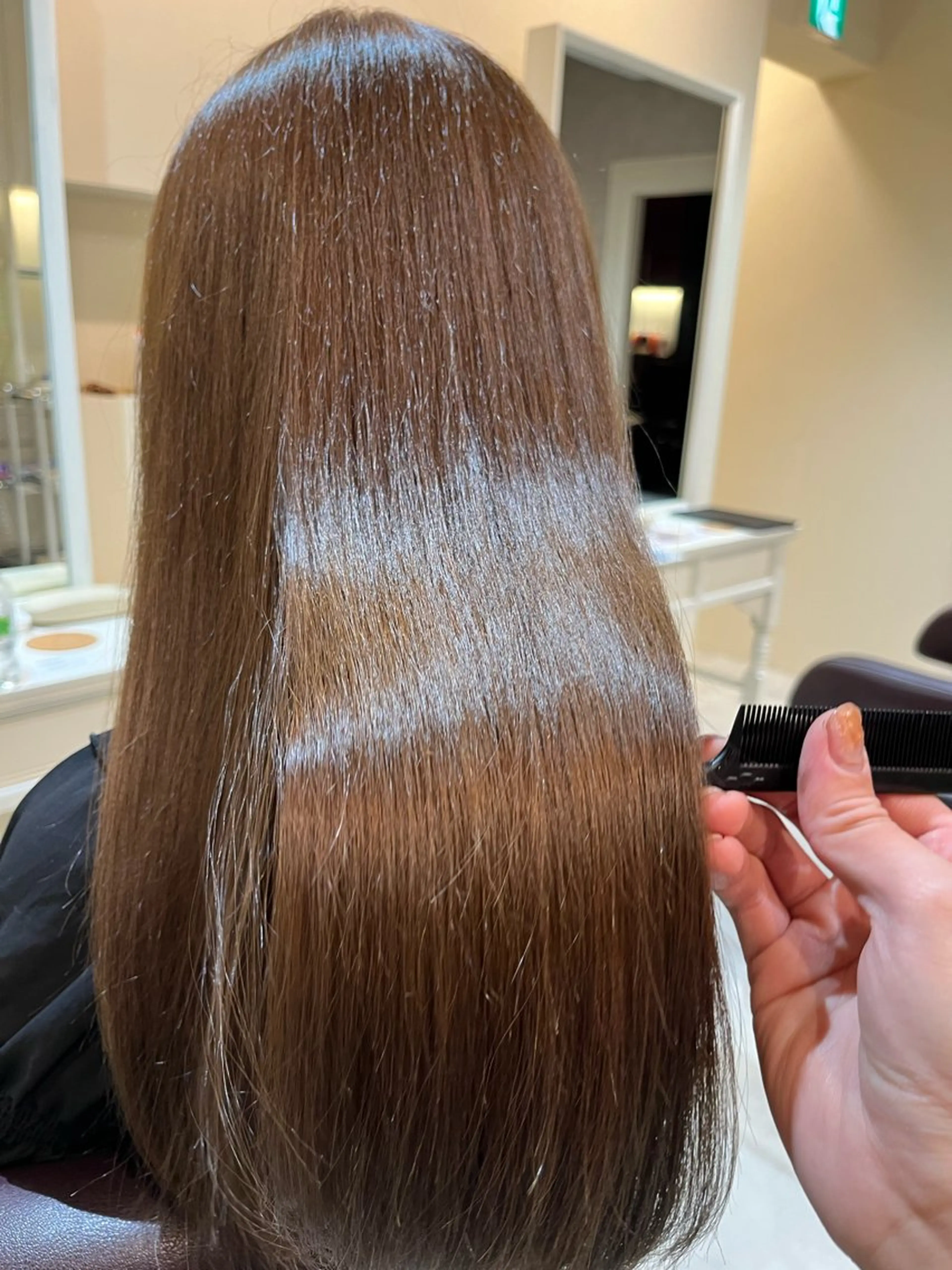 ロング カラー 髪質改善 縮毛矯正 FIX hair所属・FIX店長/名駅/ 国際センター/パーマのヘアスタイル