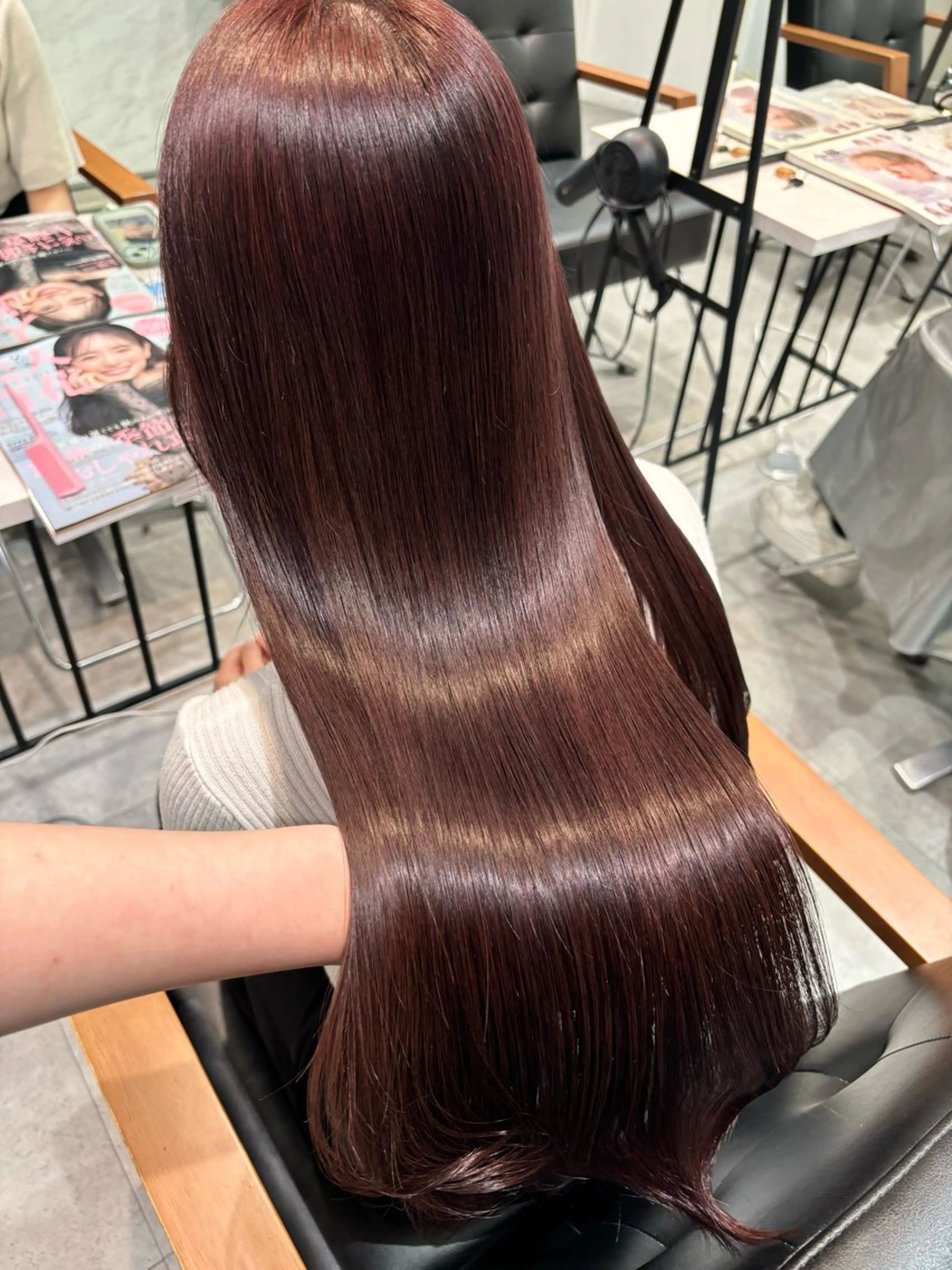 ロング カラー ダブルカラー ラベンダーカラー ピンクカラー ピンクラベンダー ‎Lby home 🪽mikuのヘアスタイル