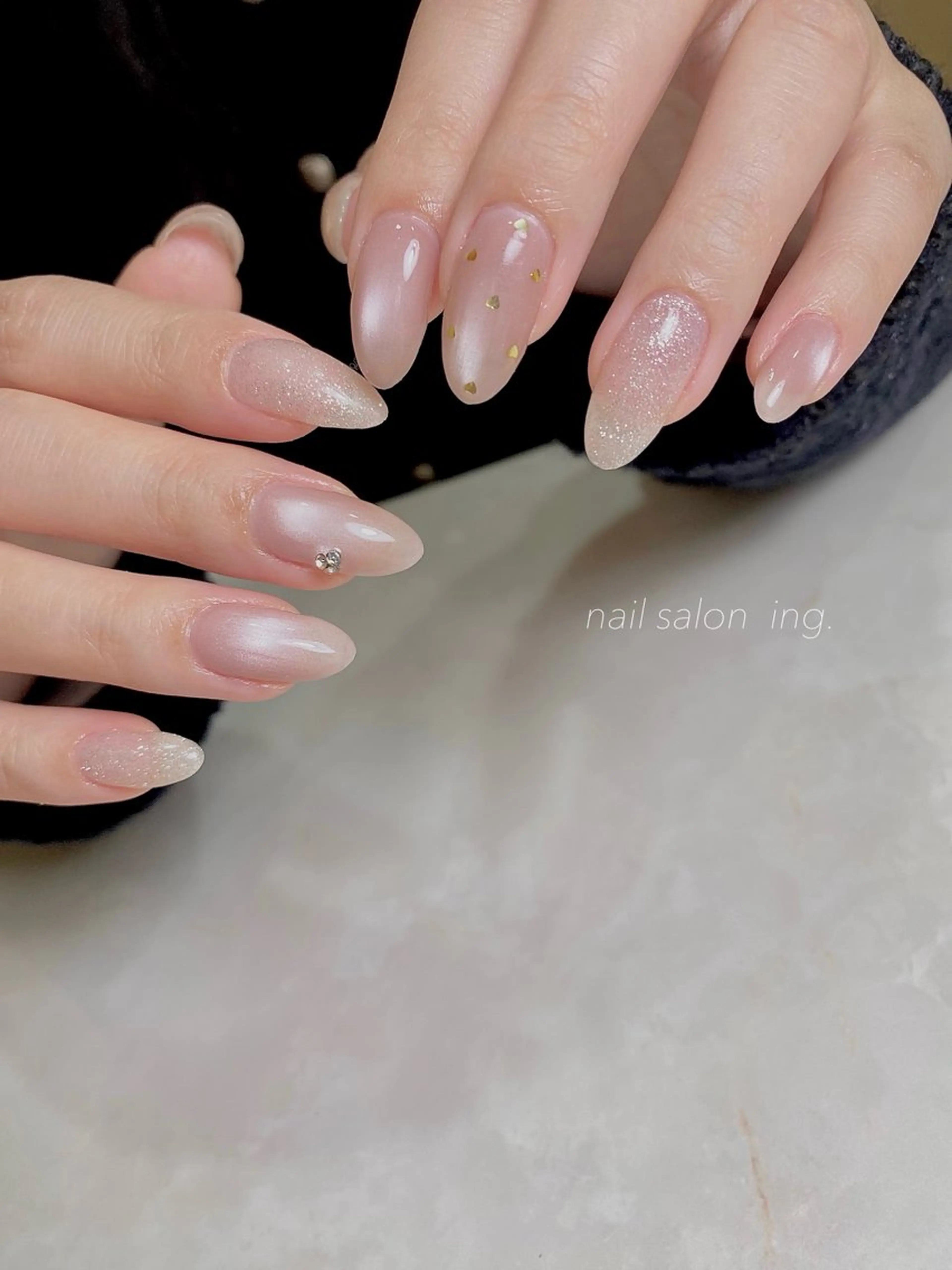 ネイル マグネットネイル ワンカラーネイル ｉｎｇ .のネイルデザイン