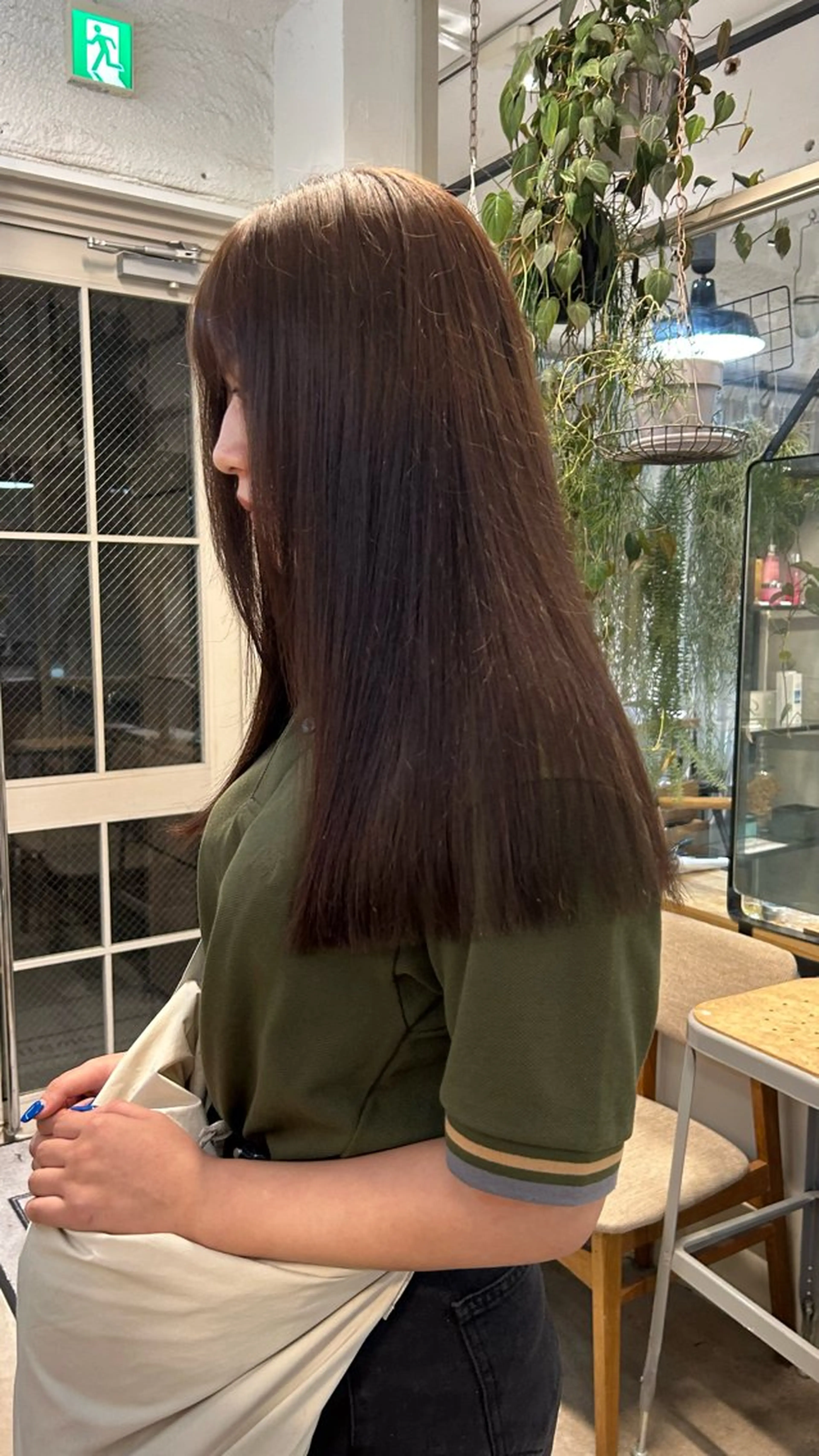 セミロング カラー カット ヘアカラー じゅわっと暖色カラー 🍊Moemiのヘアスタイル