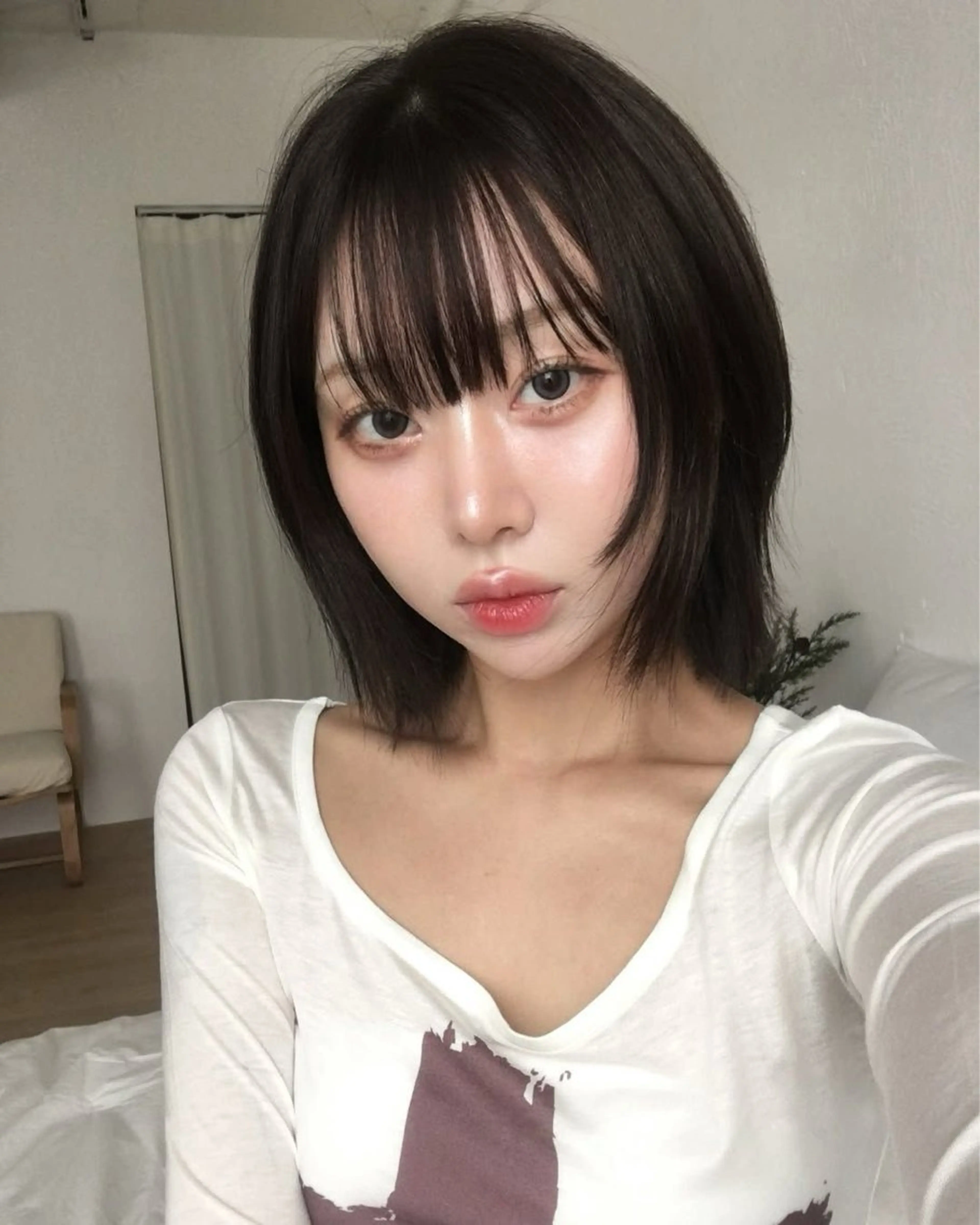 ショート ボブ.顔周りカット カット/ユキカのヘアスタイル