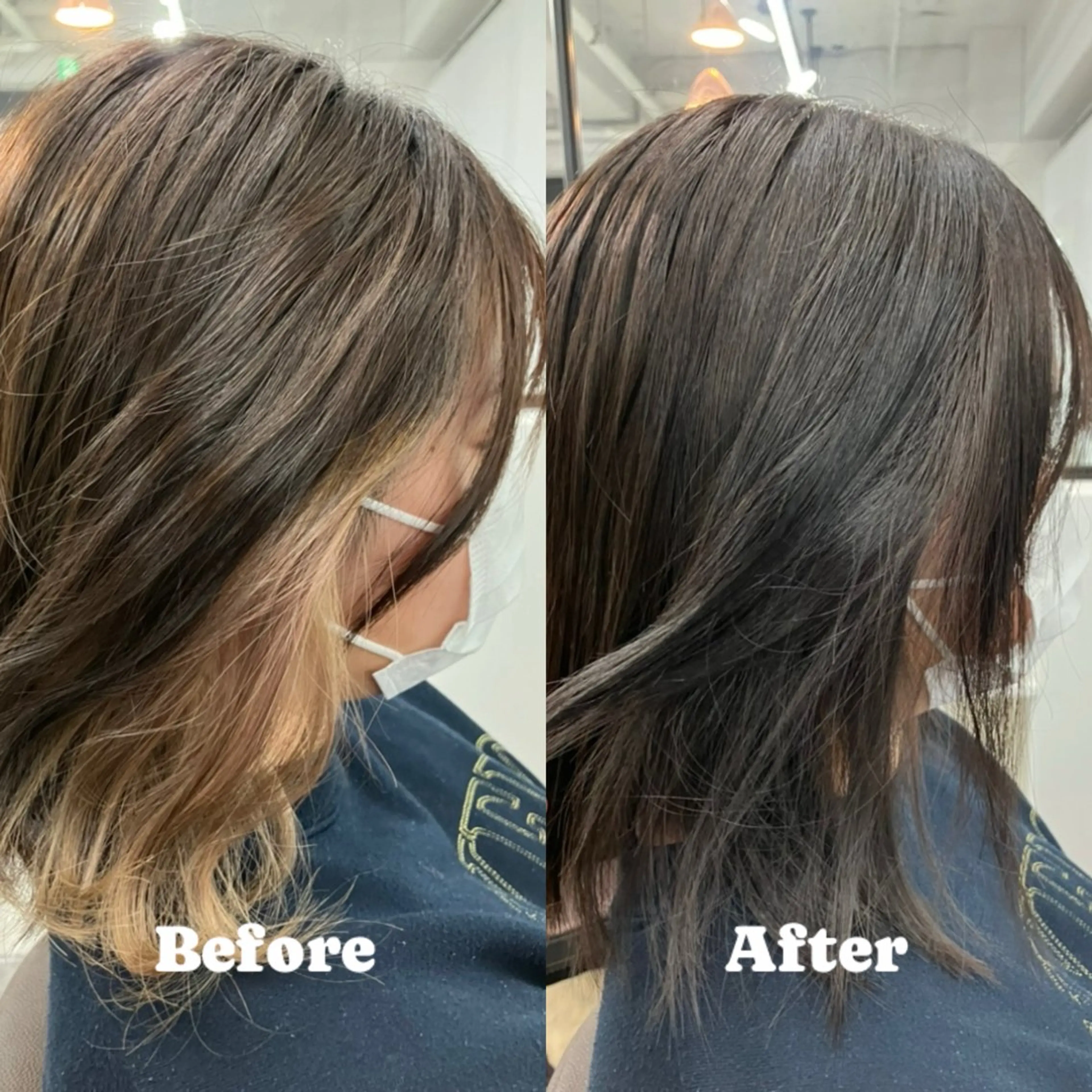 ミディアム カラー Dolceカレン /カットモデル募集中のヘアスタイル