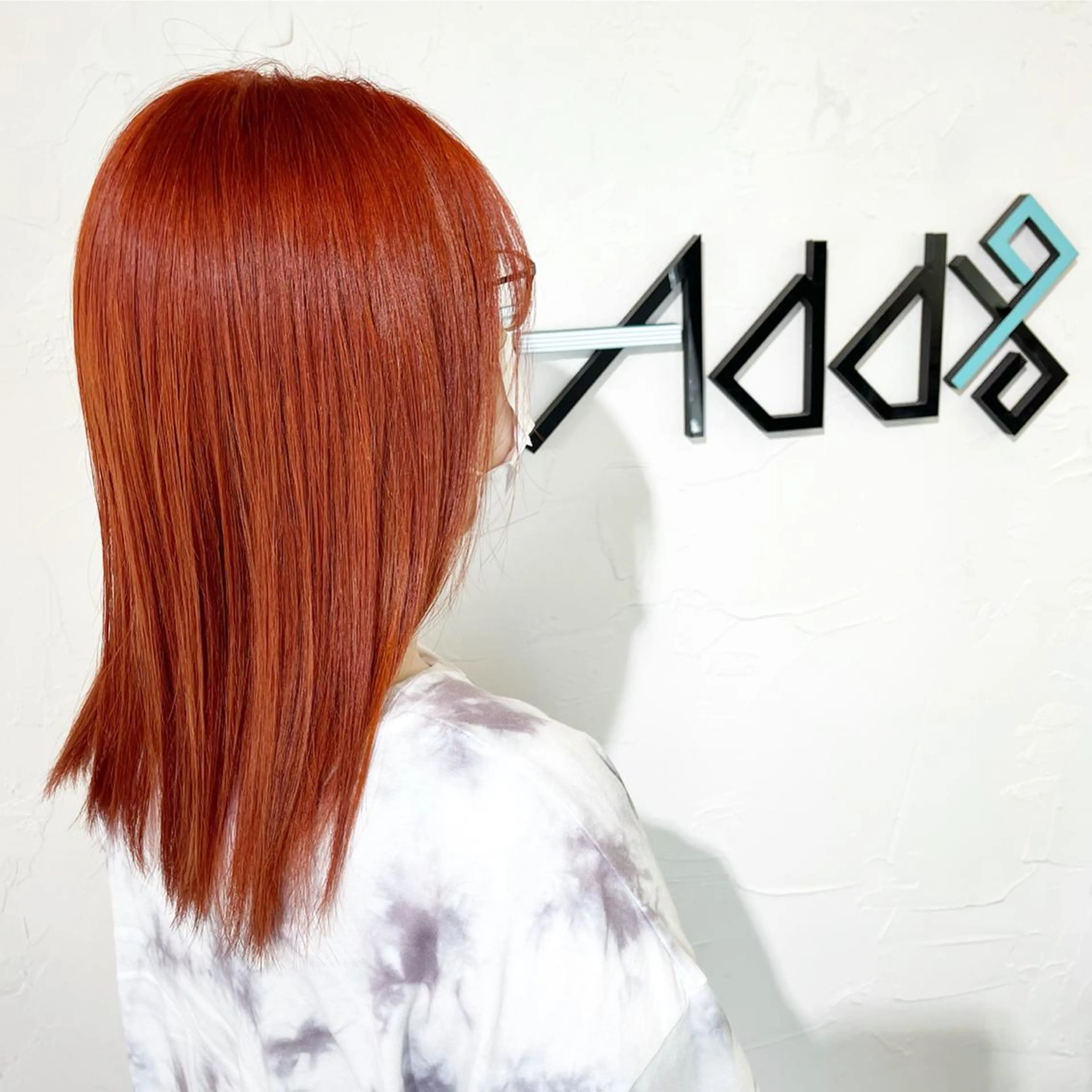 ロング カラー パーマ ヘアアレンジ ブリーチ ラベンダーカラー ラベンダーピンク オレンジ ピンクカラー ヘアカラー トリートメント Add9 柳田健登のヘアスタイル