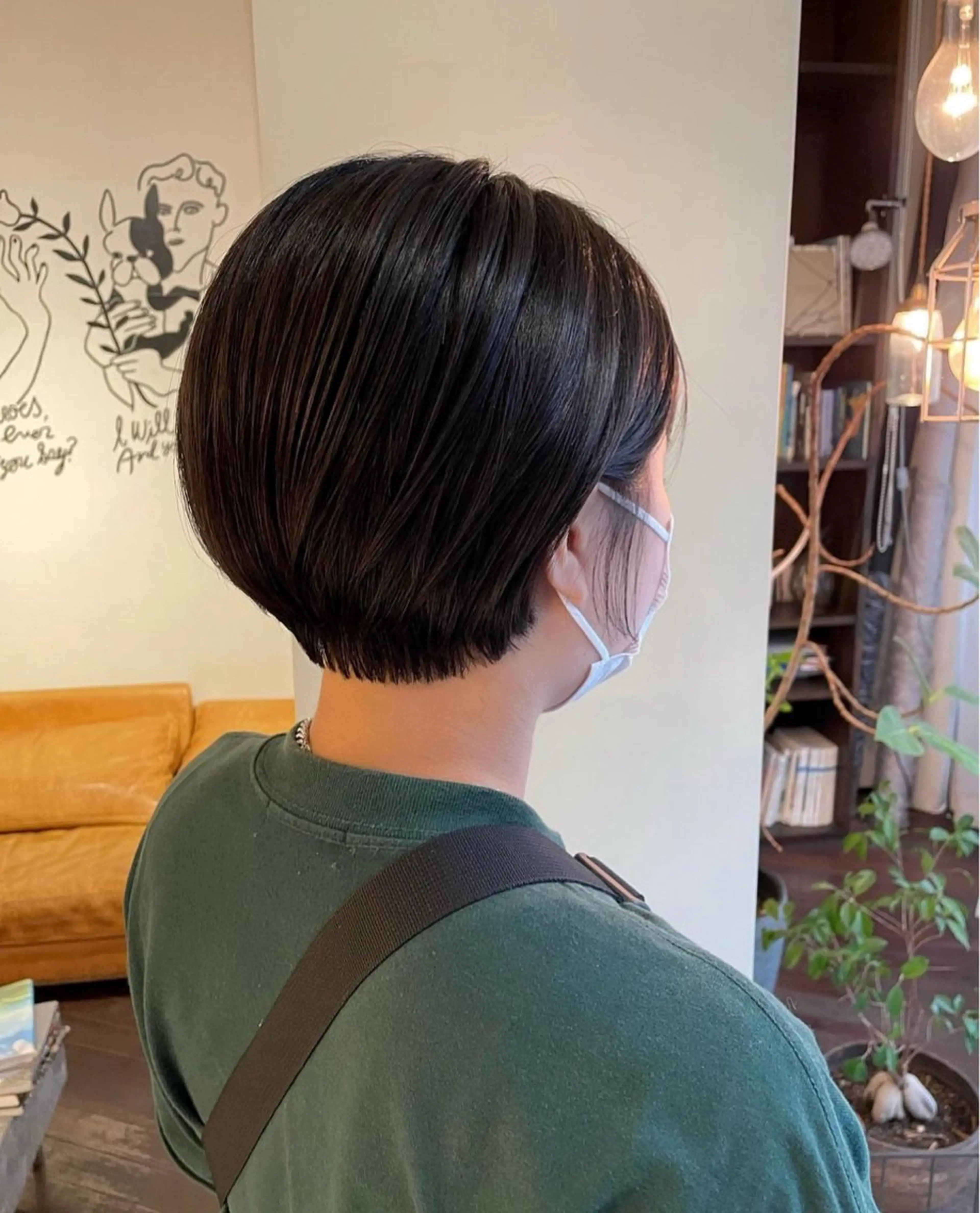 ショート カット デジタルパーマ 加藤園のヘアスタイル