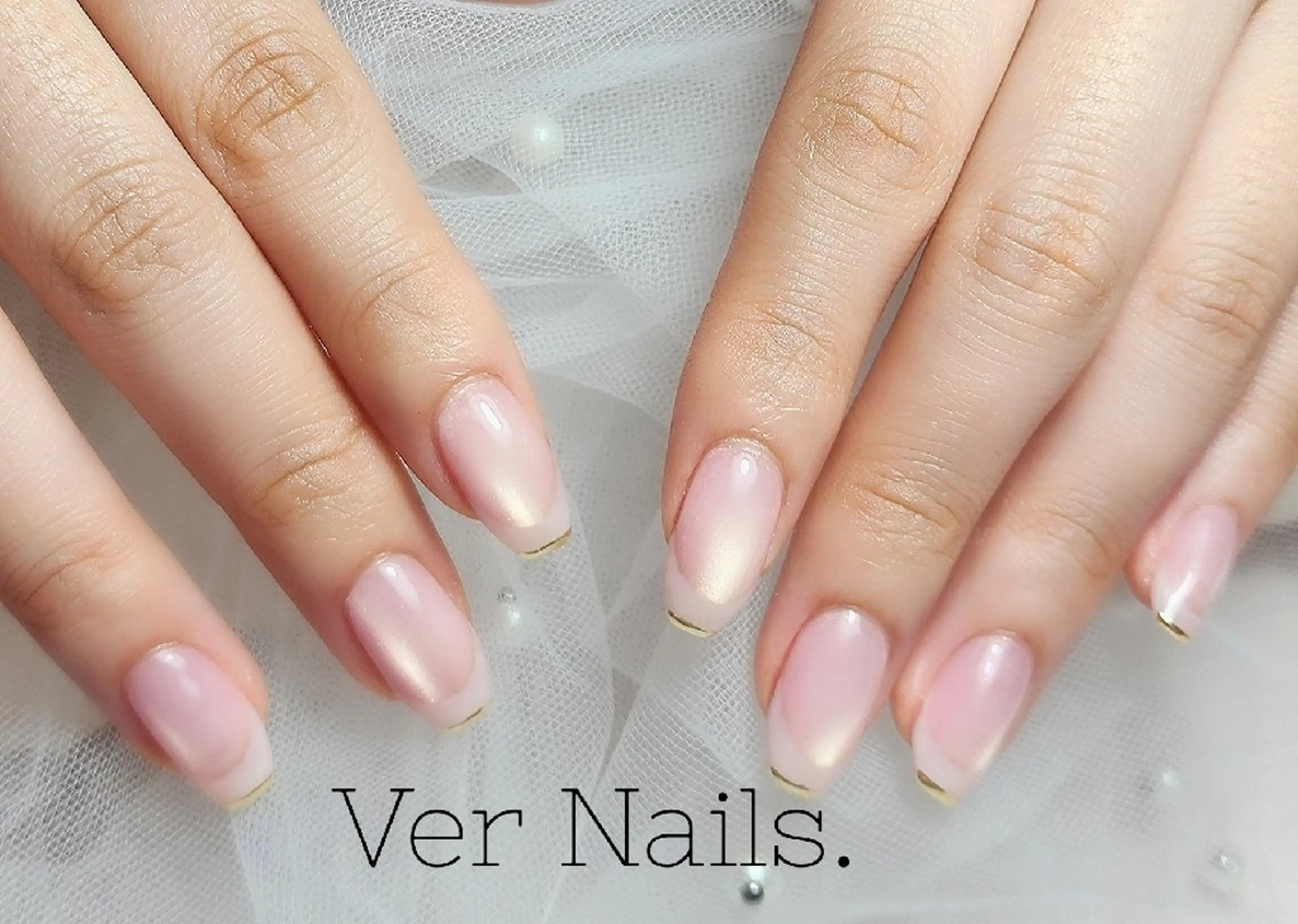 ネイル フレンチネイル ミラーネイル ハンドネイル Ver  Nails.のその他イメージ
