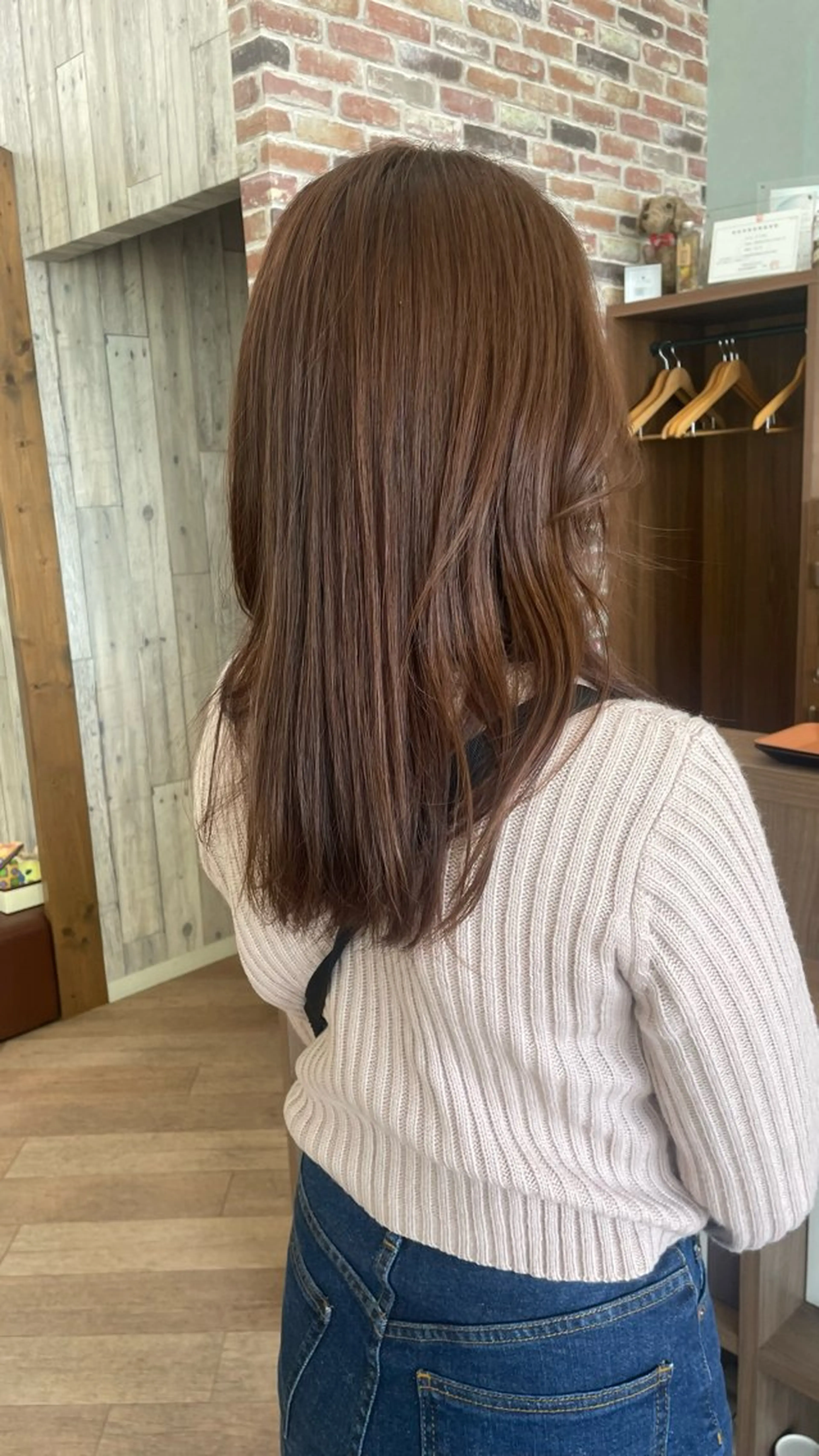 セミロング シミズ カエデ🍁のヘアスタイル